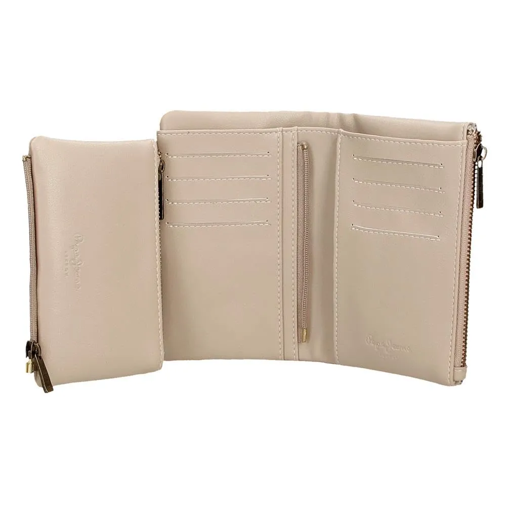 Pepe Jeans Morgan, borse da donna e accessori da viaggio, in similpelle beige, nera e verde, di Joumma Bags - immagine 5