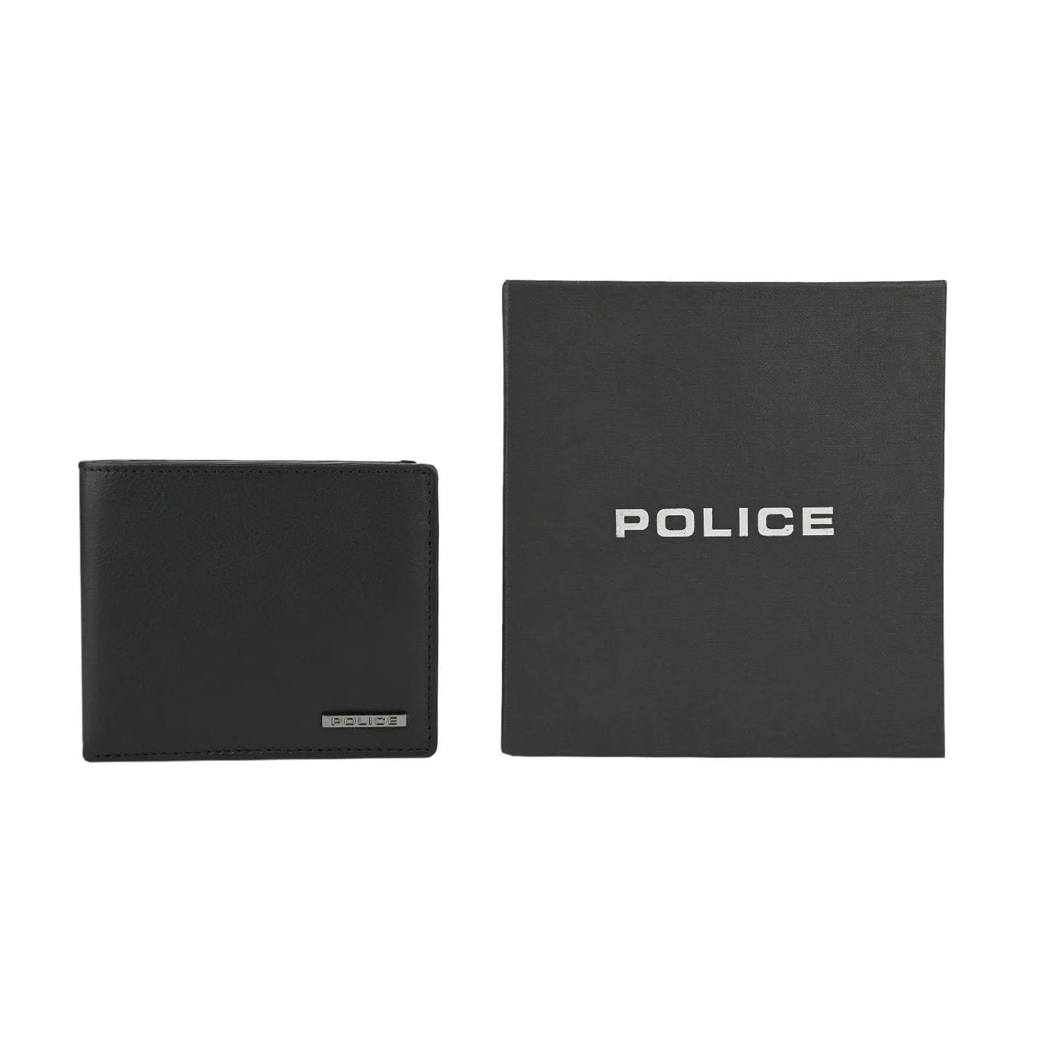 Police Portafoglio Uomo Sottile Slim in Vera Pelle Nero, con Portamonete e Porta Carte di Credito, Elegante, Scatola Regalo - immagine 7