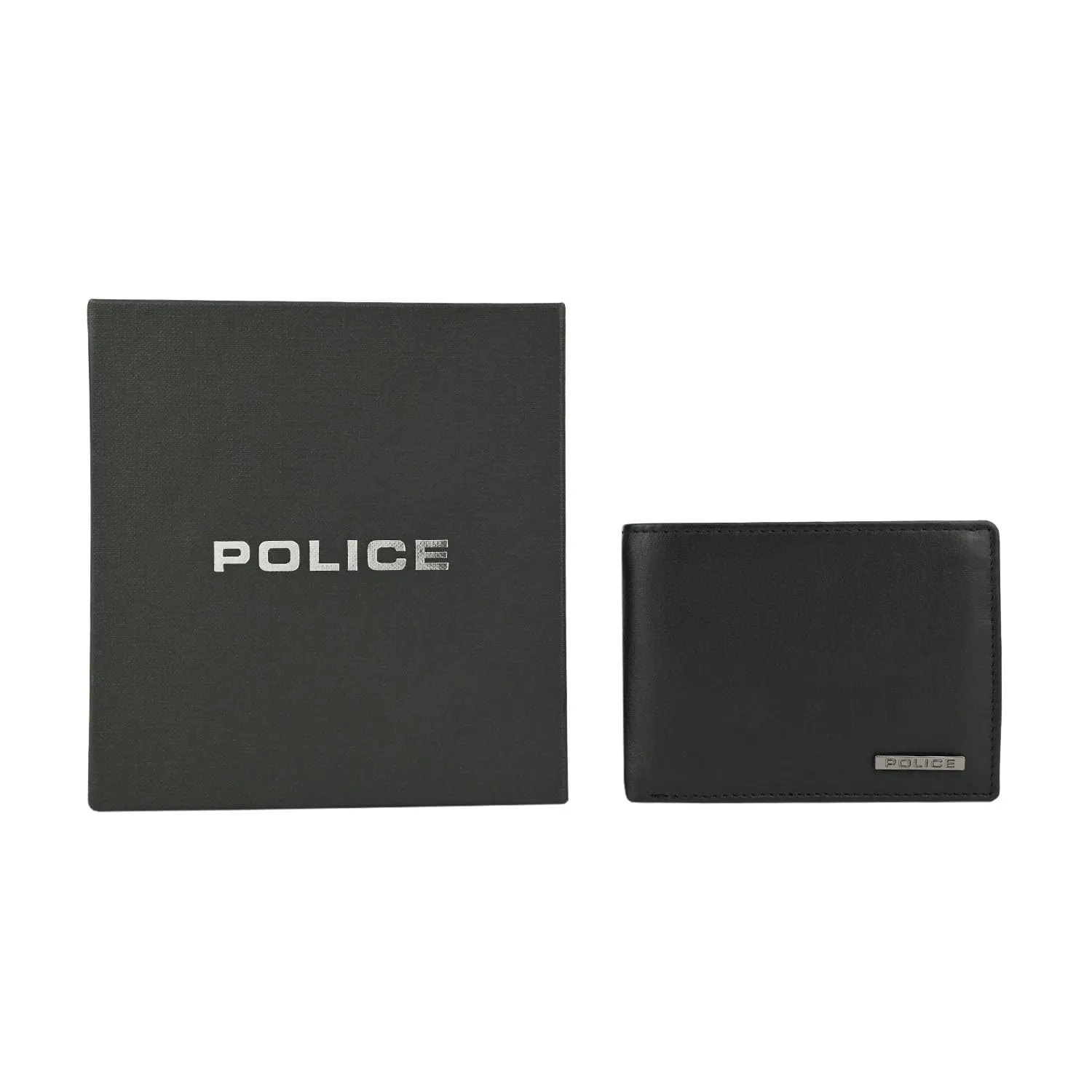 Police Portafoglio Uomo in Vera Pelle, Sottile Con Portamonete, Porta Carte di Credito e Scatola Regalo - immagine 5