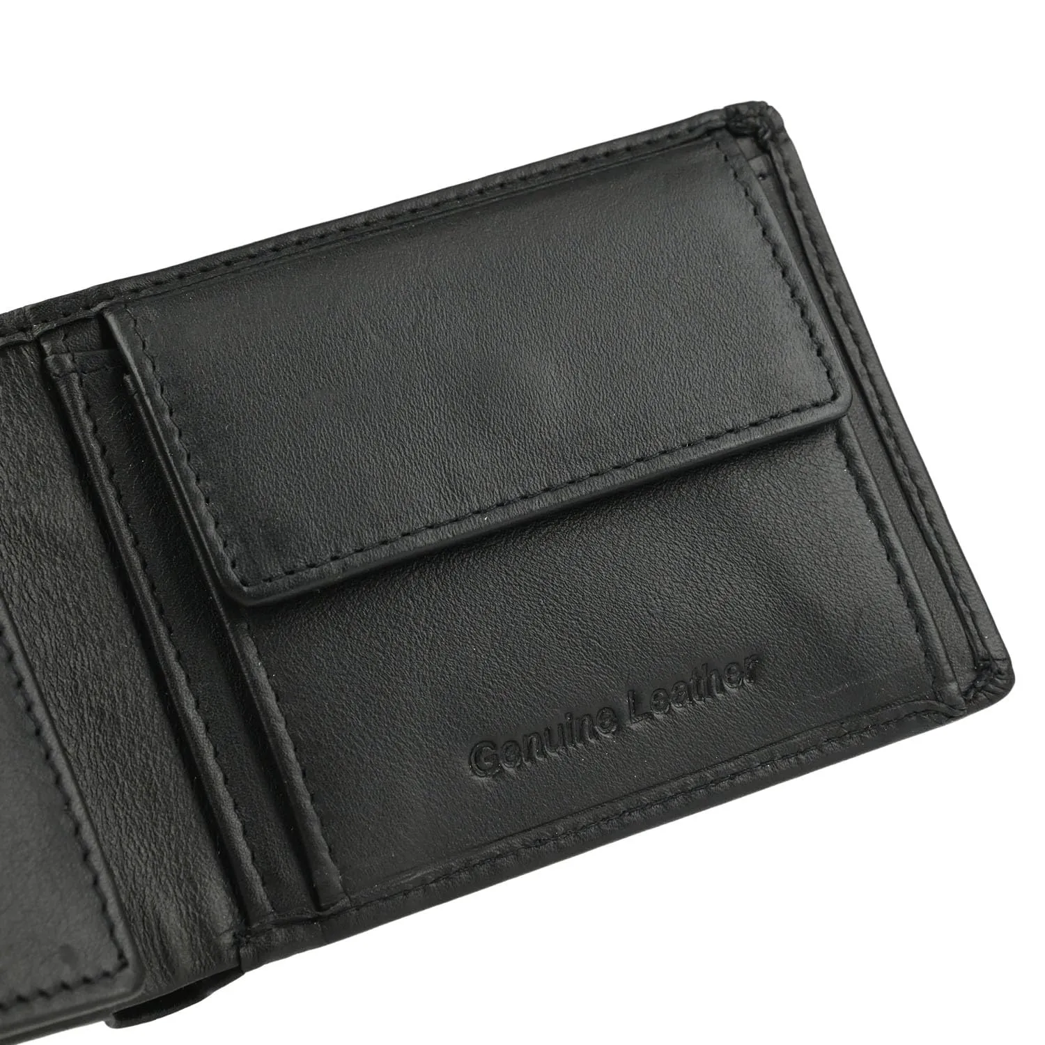 Police Portafoglio Uomo in Vera Pelle, Sottile Con Portamonete, Porta Carte di Credito e Scatola Regalo - immagine 6