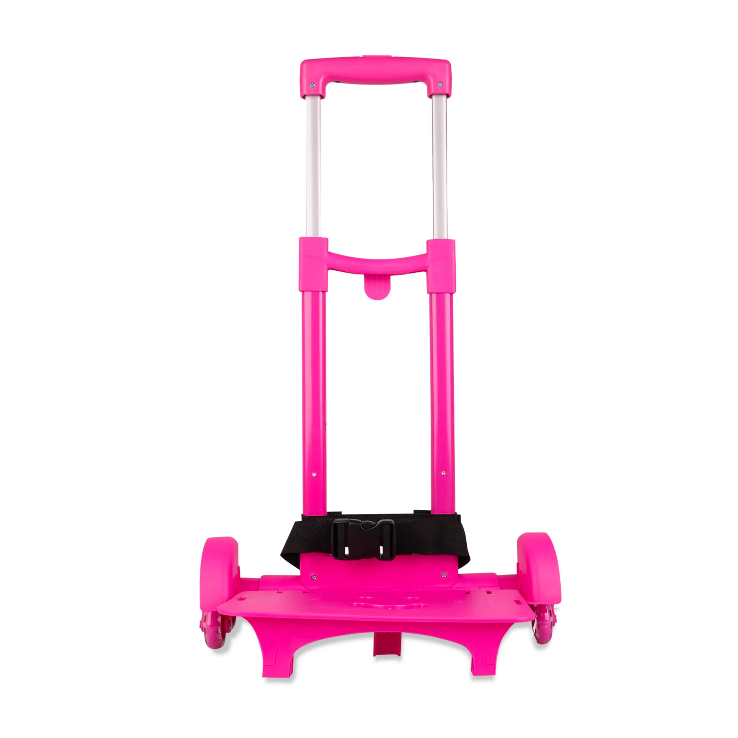 Colourbook Trolley Carrello Porta Zaino Scuola Pieghevole Universale Rosa - immagine 1