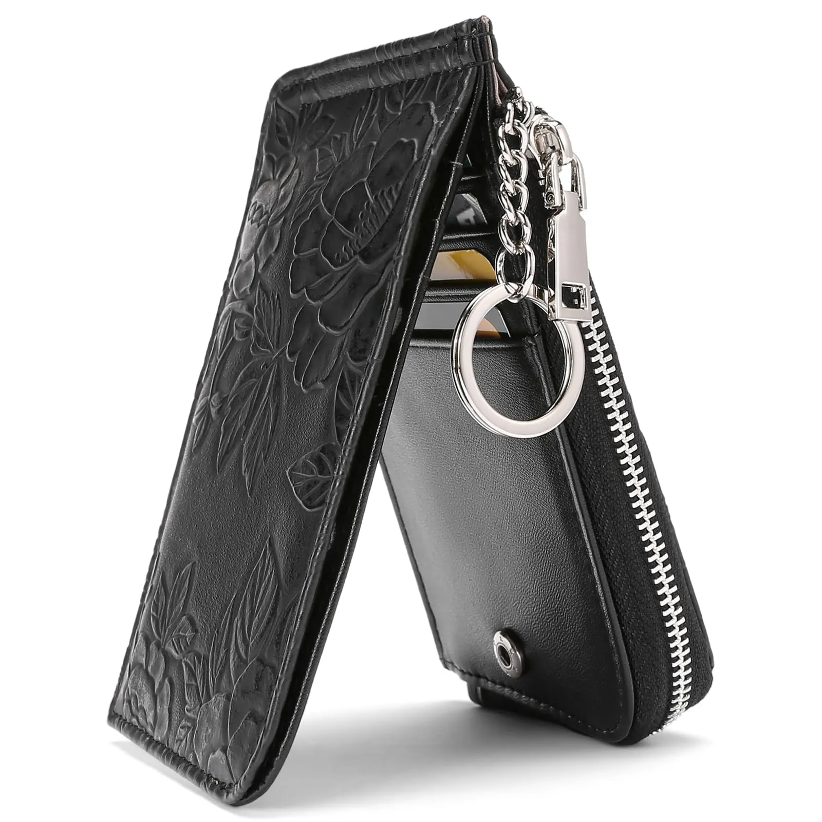 GAEKEAO Portafoglio Donna Piccolo RFID Blocking Leather Bifold Portafoglios Donna di carta di credito Portamonete con finestra ID - immagine 1