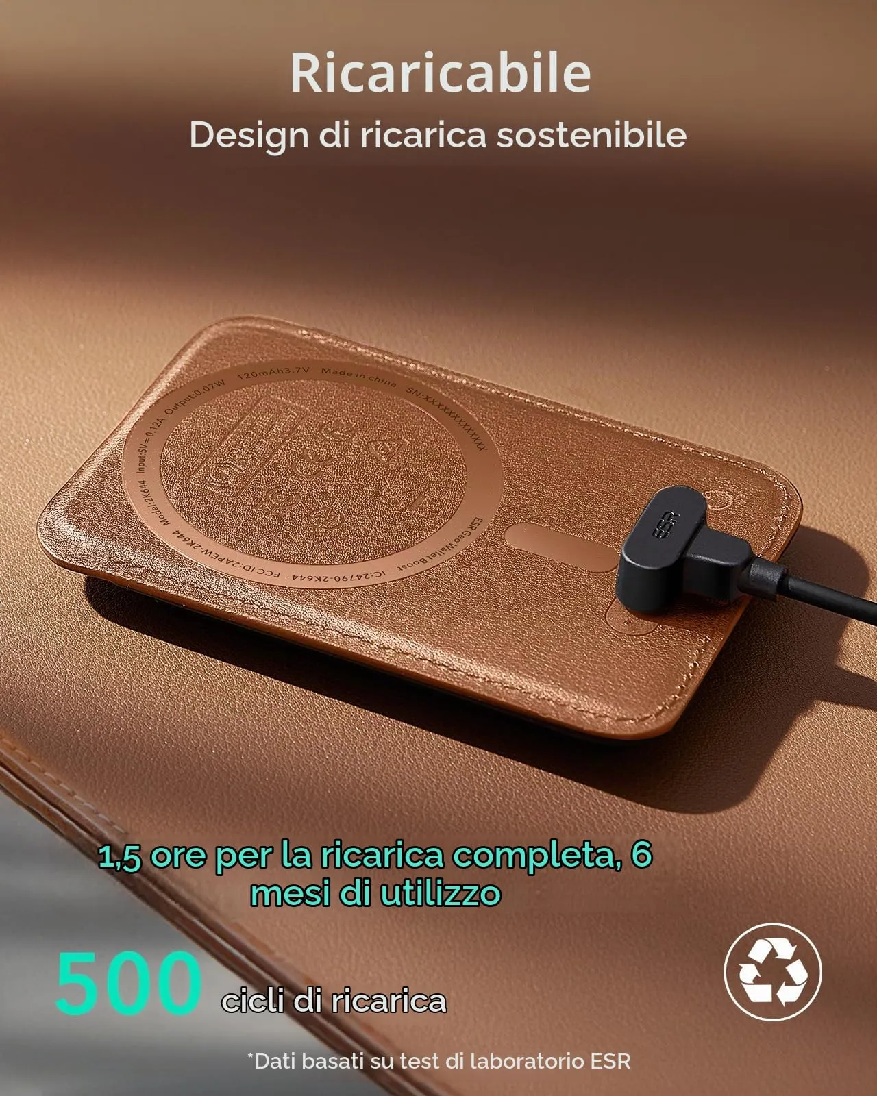 ESR Portafoglio per MagSafe con Funzionalità Find My, Supporto per 5 carte - immagine 8