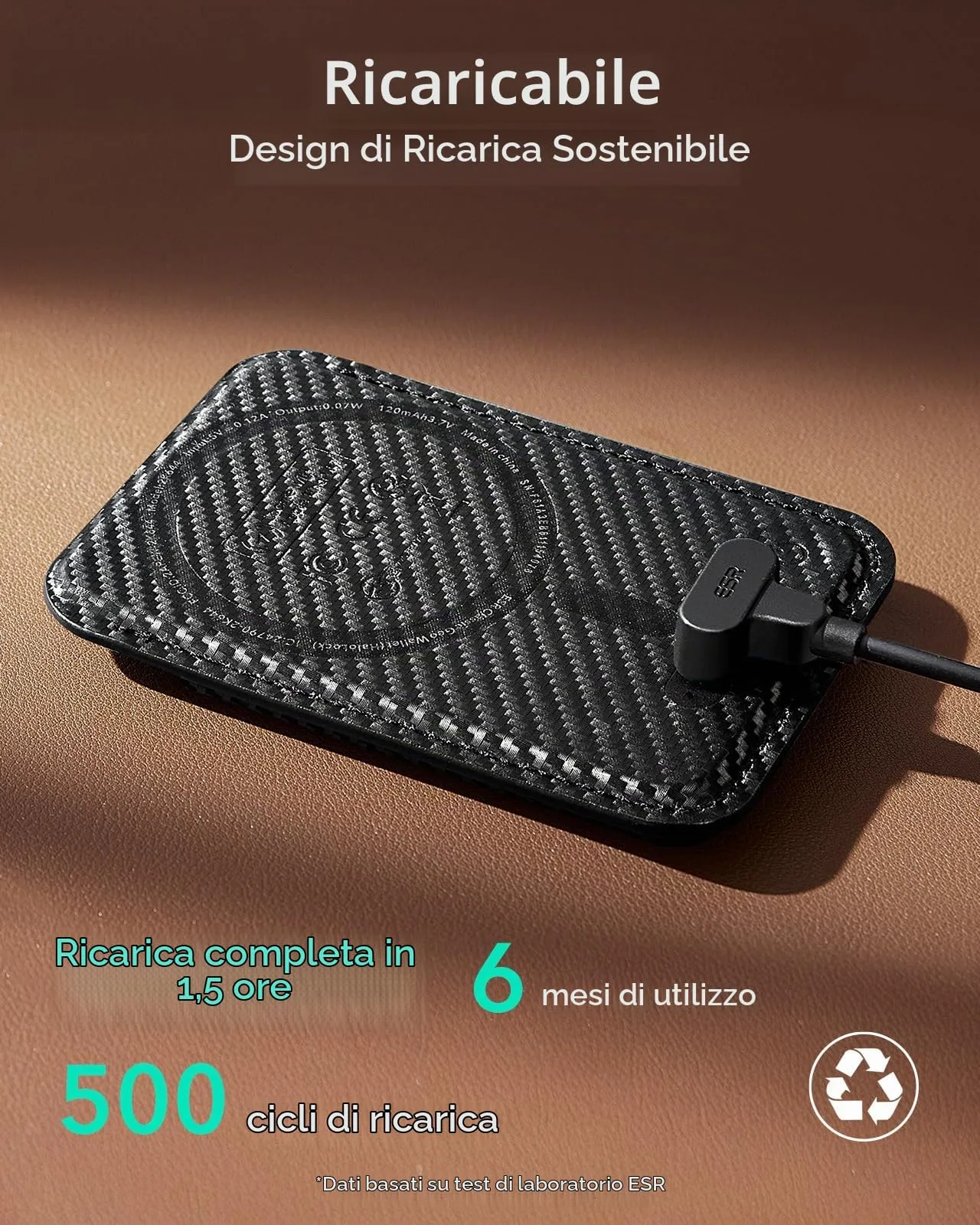 ESR Portafoglio per MagSafe con Funzionalità Find My, Supporto per 5 carte - immagine 8