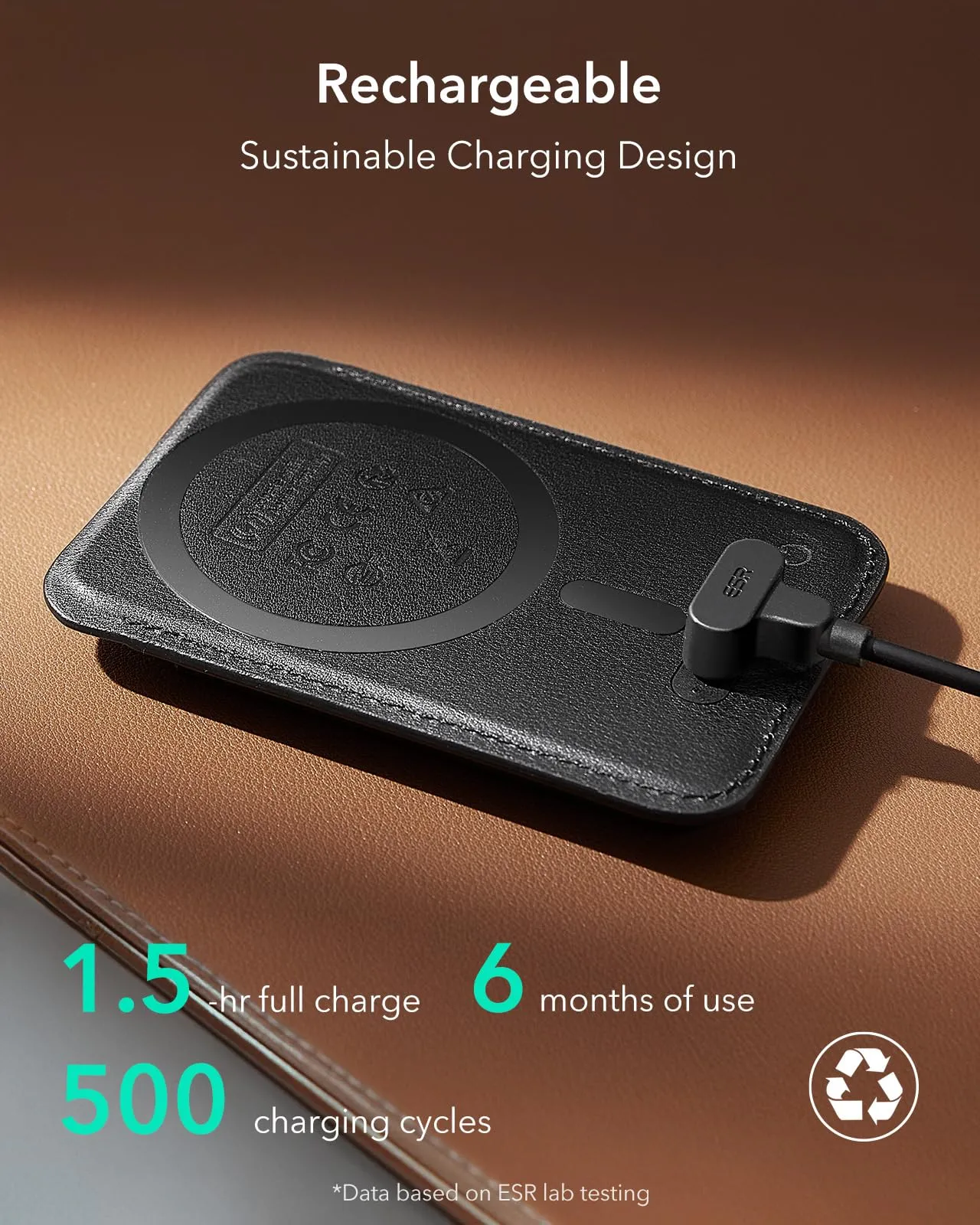 ESR Portafoglio per MagSafe con Funzionalità Find My, Supporto per 5 carte - immagine 8