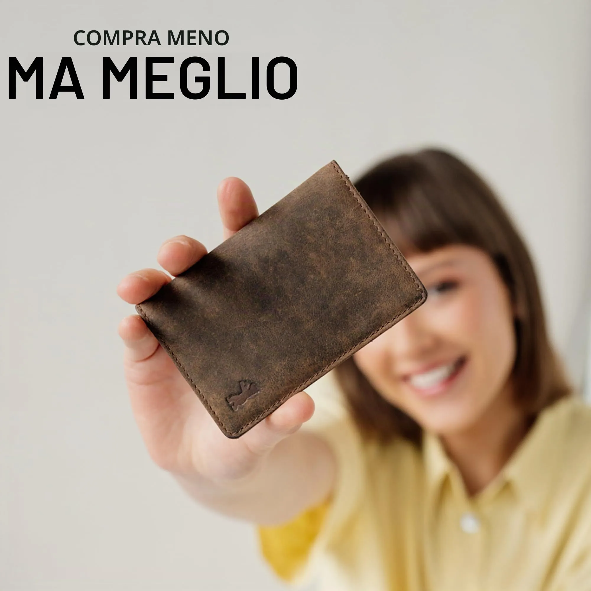 Berliner Bags Portacarte Porto Slim con Banconote e RFID in Vera Pelle - immagine 7