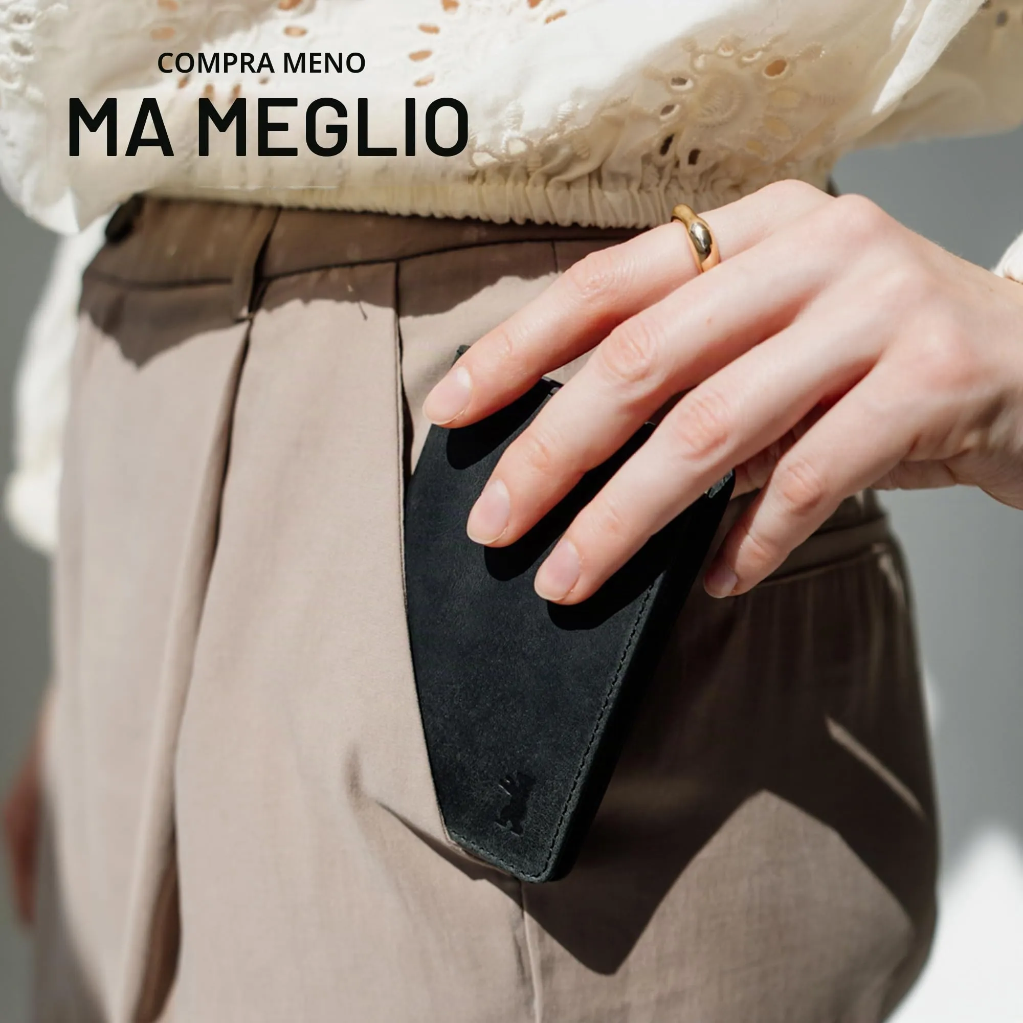 Berliner Bags Portacarte Porto Slim con Banconote e RFID in Vera Pelle - immagine 7