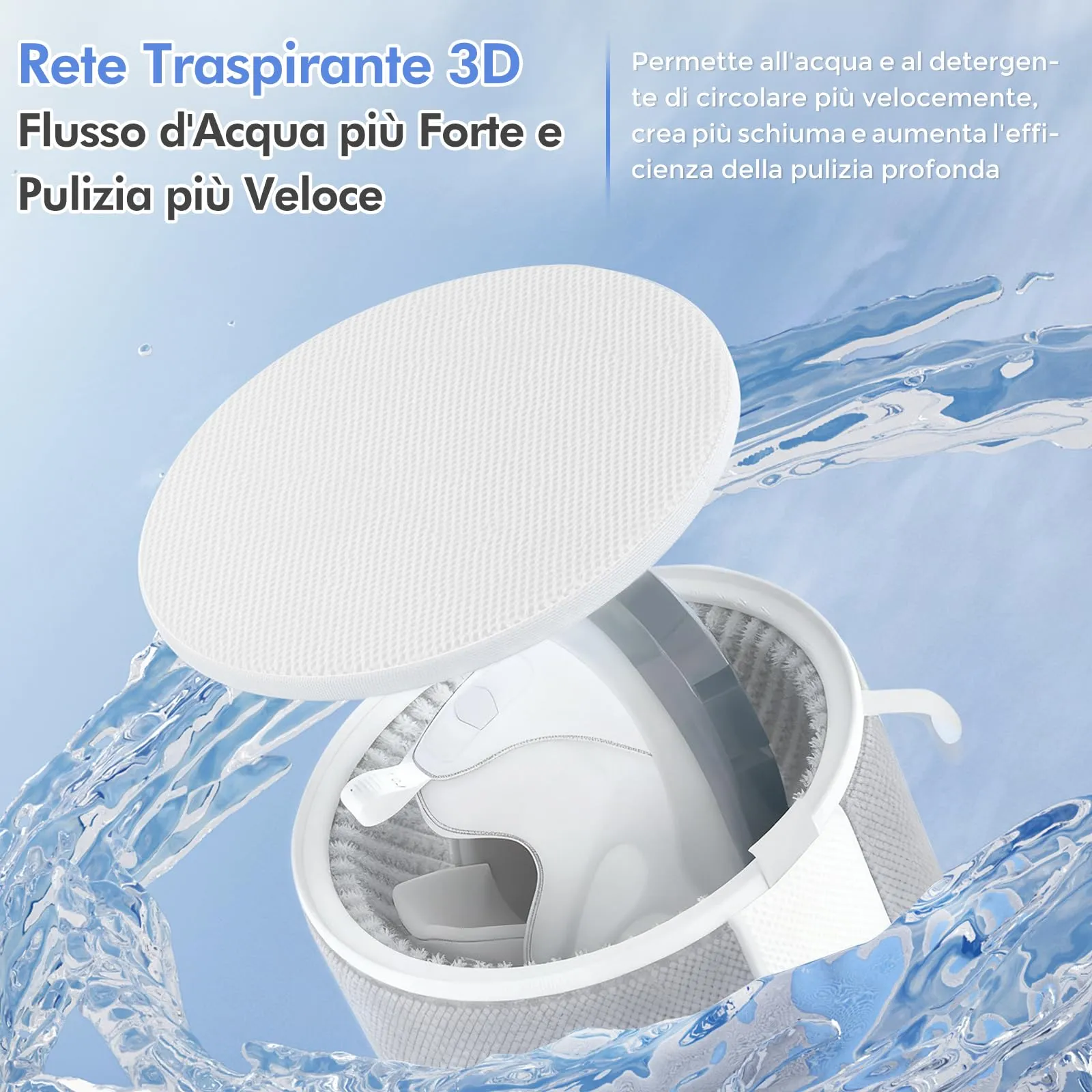 Teletrogy 2 Pezzi Sacchetti per Scarpe Lavanderia Sacchetto Scarpe con Cerniera Nascosta, Pulizia a 360° Tutto Campo, Riutilizzabile e Anti-Deformazione per Sacchetto Scarpe Lavatrice, Grigio - immagine 2