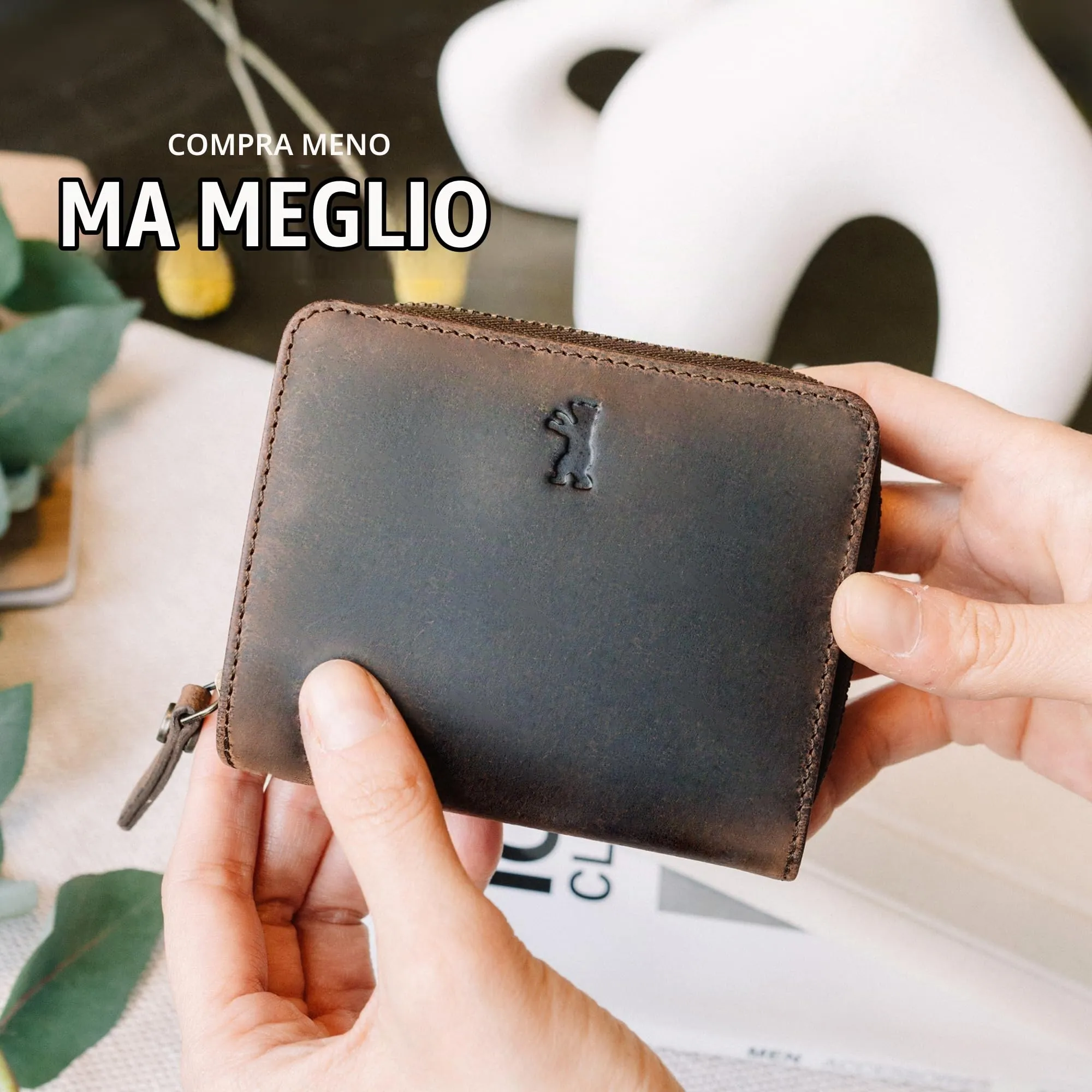 Berliner Bags Portafoglio Sara Donna Piccolo con Portamonete e RFID Pelle - immagine 10
