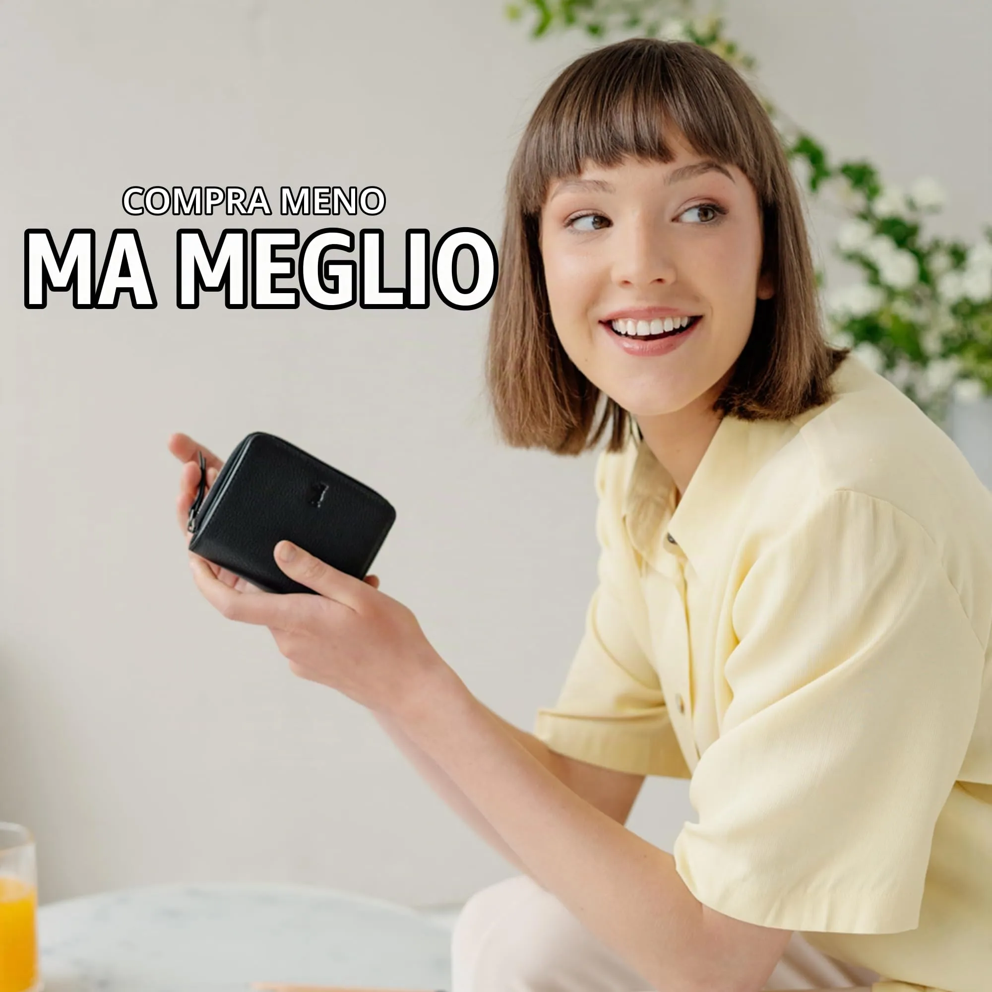 Berliner Bags Portafoglio Sara Donna Piccolo con Portamonete e RFID Pelle - immagine 10