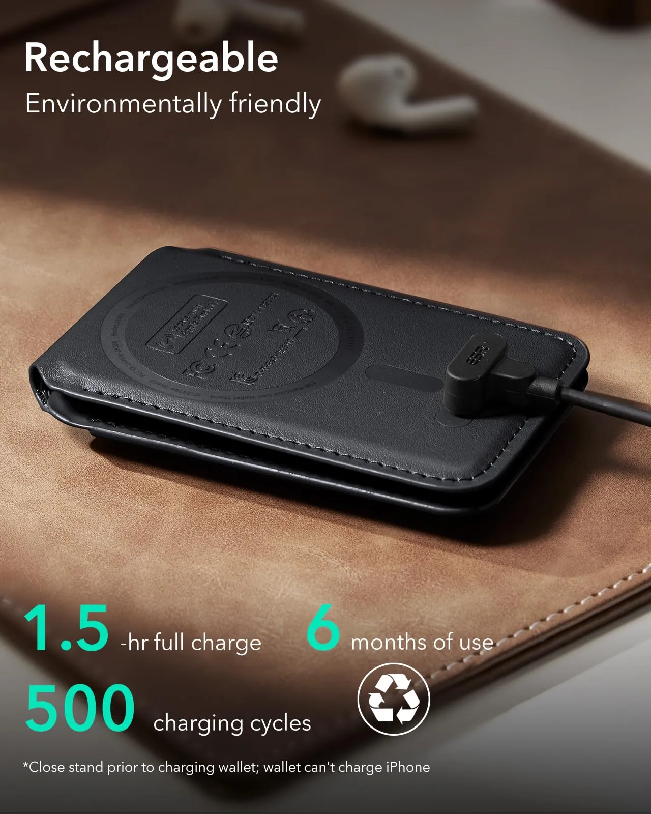 ESR Geo Portafoglio per MagSafe con Funzione Dov'è Find My, Porta 5 Carte - immagine 7