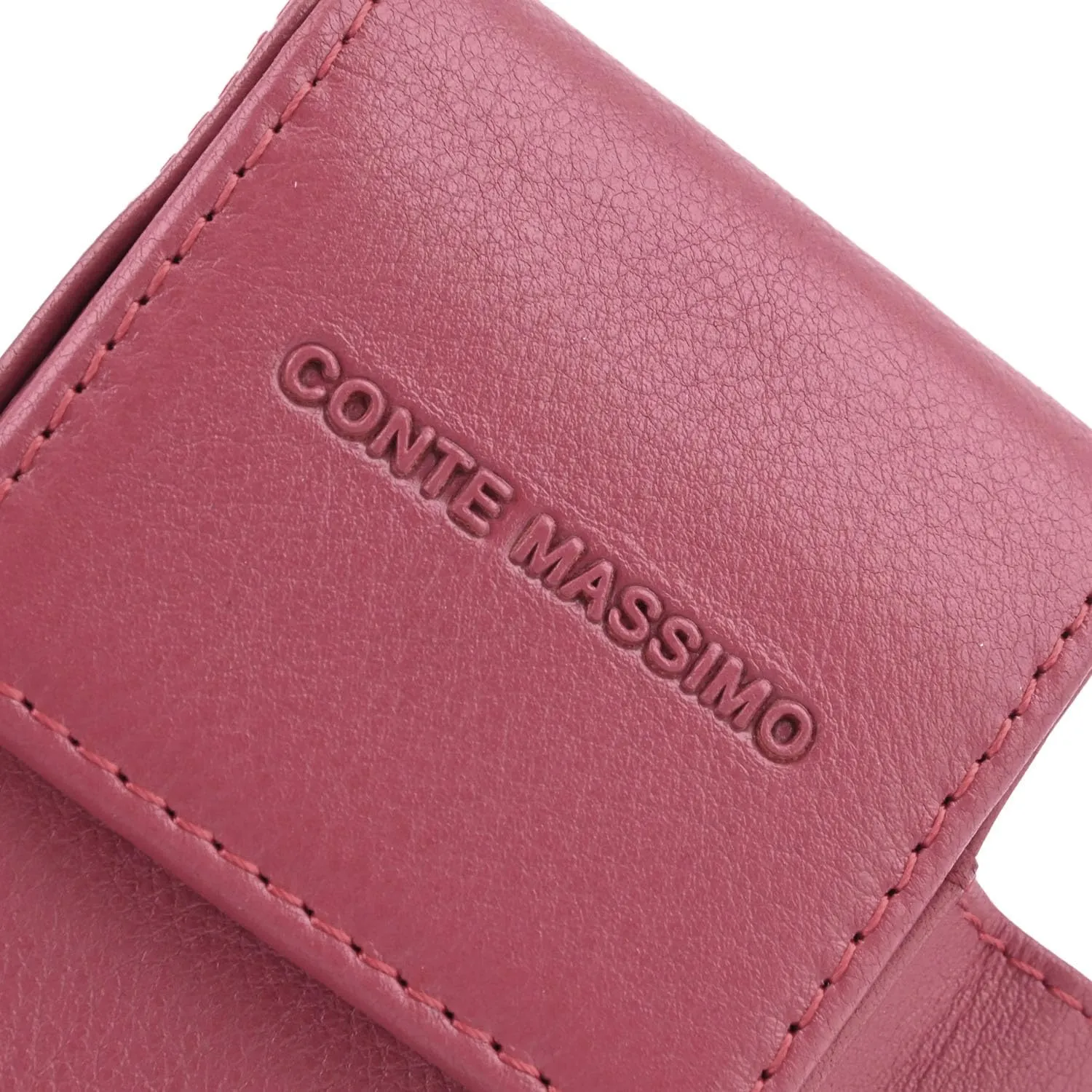 Conte Massimo Portasigarette in Vera Pelle, Con Porta Accendino, Per Uomo e Donna, Porta Pacchetto e Accendino - immagine 4