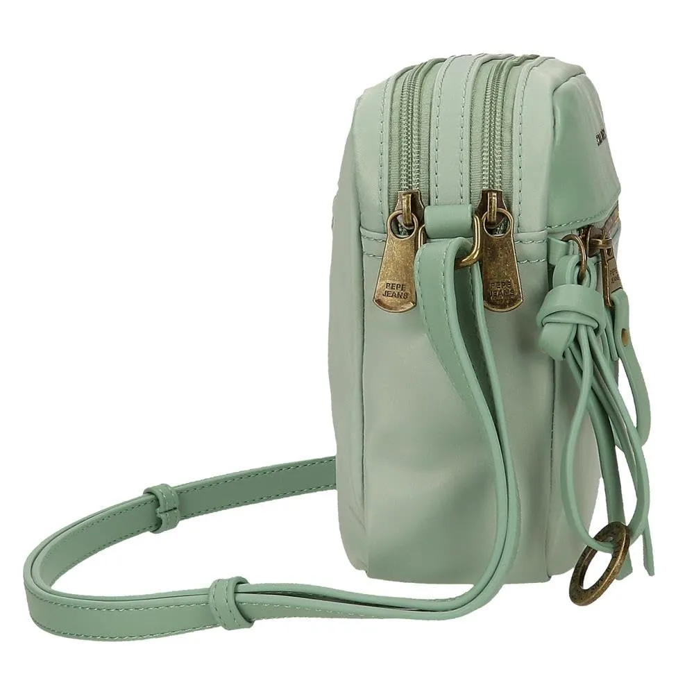 Pepe Jeans Morgan, borse da donna e accessori da viaggio, in similpelle beige, nera e verde, di Joumma Bags - immagine 2