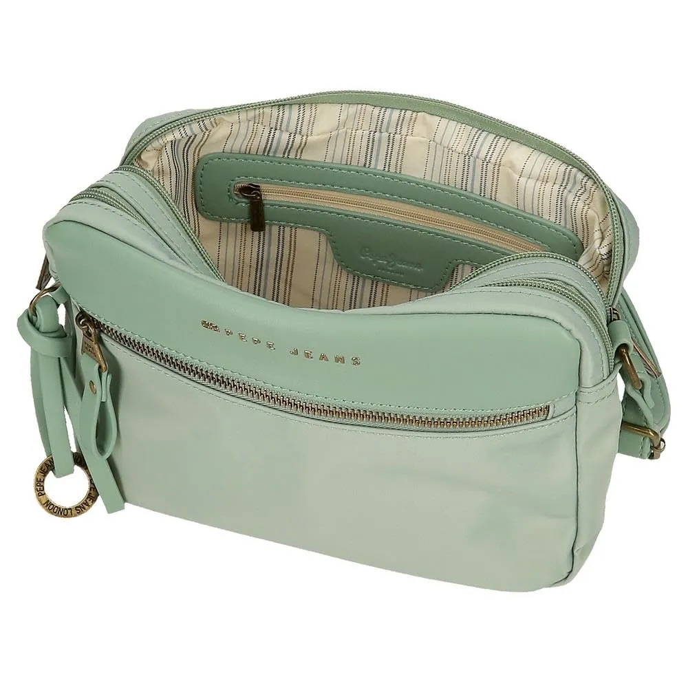 Pepe Jeans Morgan, borse da donna e accessori da viaggio, in similpelle beige, nera e verde, di Joumma Bags - immagine 4