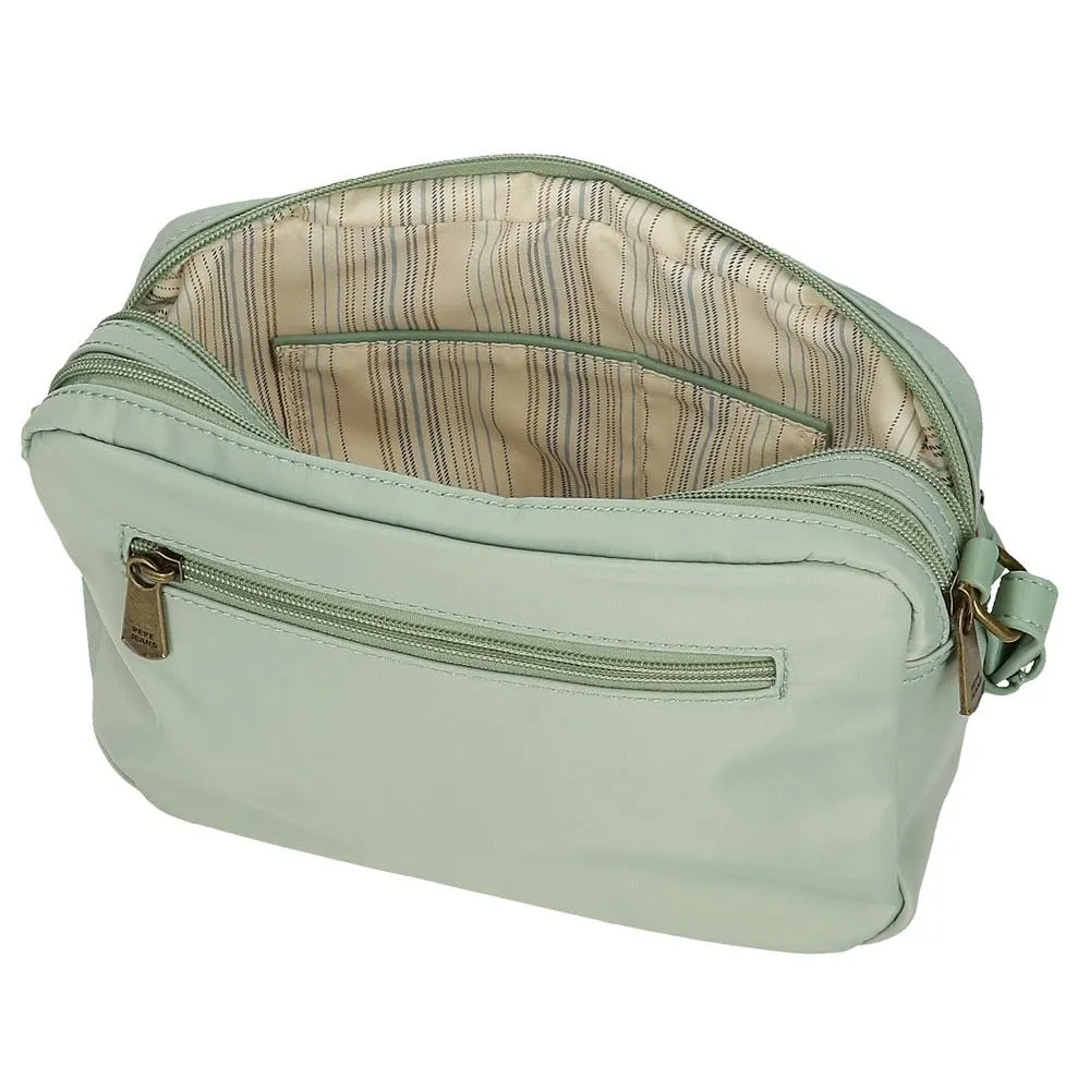 Pepe Jeans Morgan, borse da donna e accessori da viaggio, in similpelle beige, nera e verde, di Joumma Bags - immagine 5