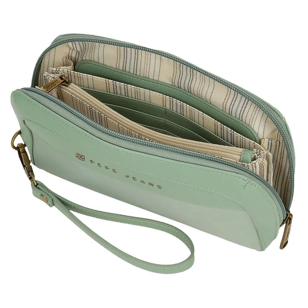 Pepe Jeans Morgan, borse da donna e accessori da viaggio, in similpelle beige, nera e verde, di Joumma Bags - immagine 4
