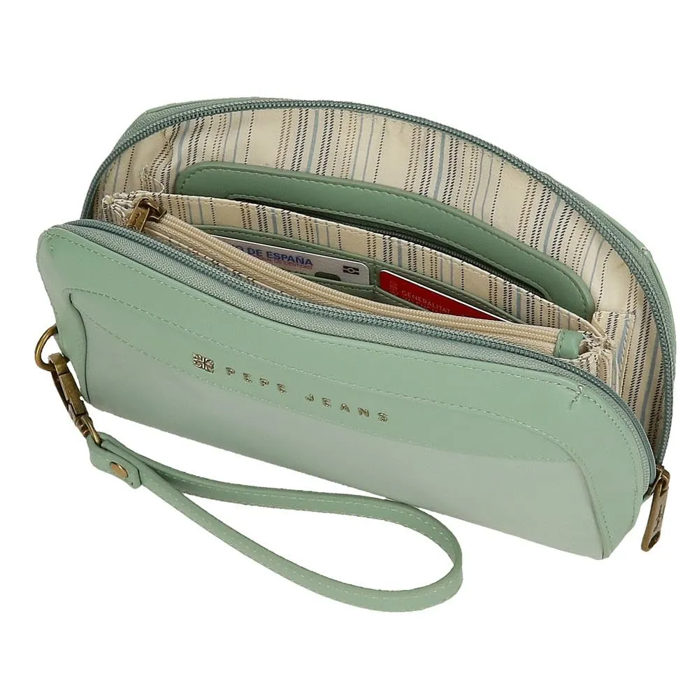 Pepe Jeans Morgan, borse da donna e accessori da viaggio, in similpelle beige, nera e verde, di Joumma Bags - immagine 5