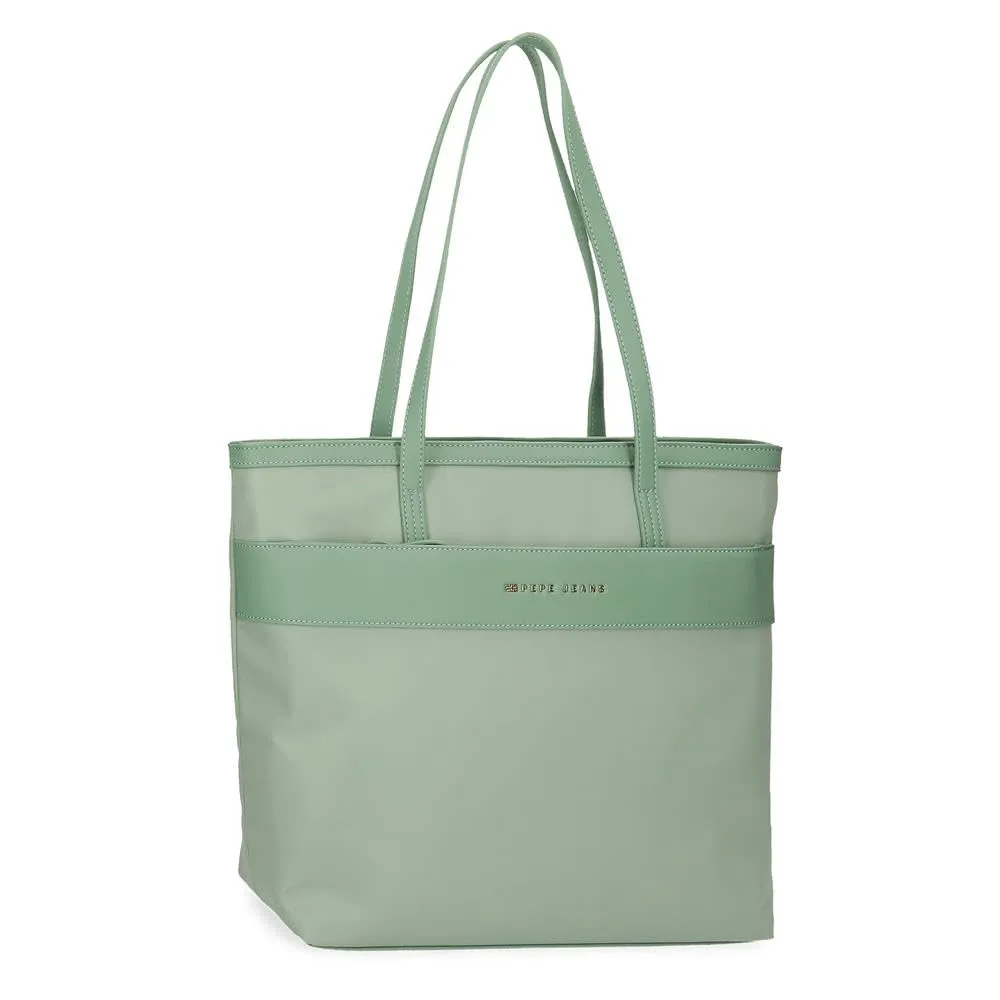 Pepe Jeans Morgan, borse da donna e accessori da viaggio, in similpelle beige, nera e verde, di Joumma Bags - immagine 1