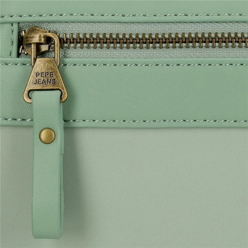 Pepe Jeans Morgan, borse da donna e accessori da viaggio, in similpelle beige, nera e verde, di Joumma Bags - immagine 8