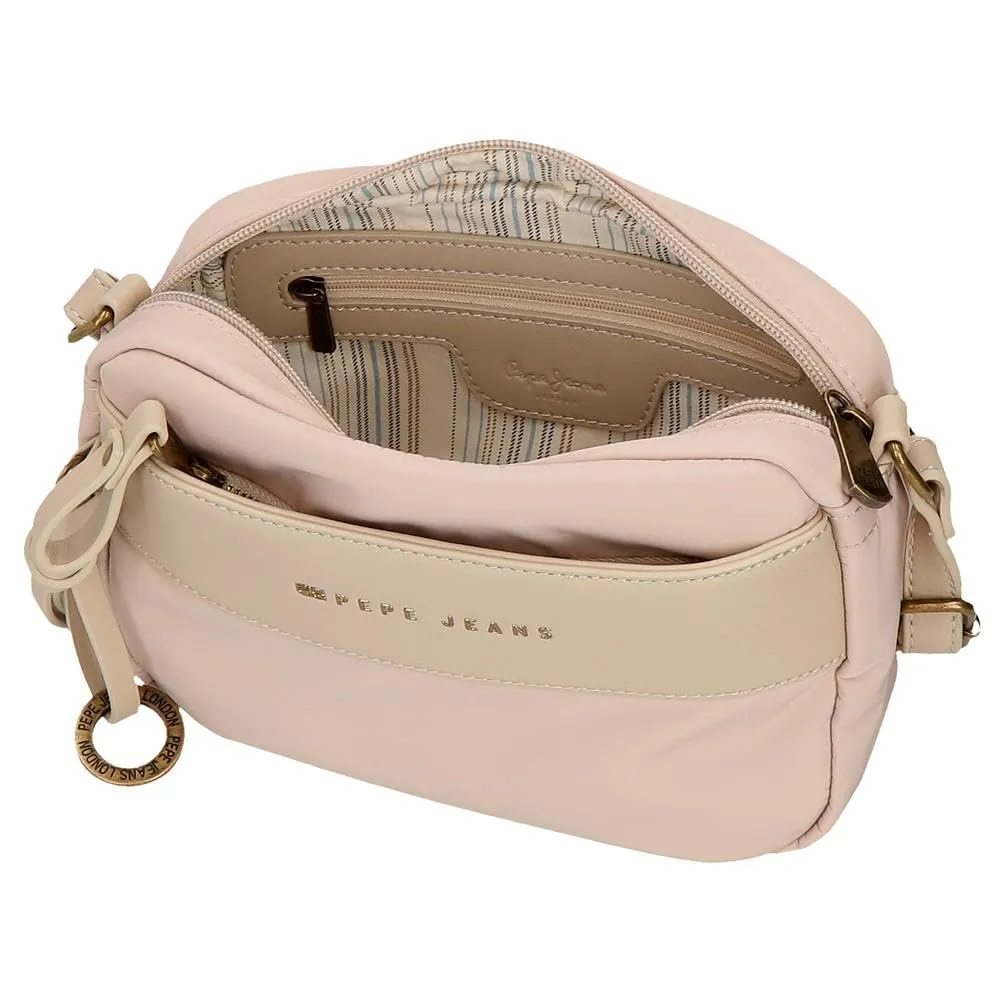 Pepe Jeans Morgan, borse da donna e accessori da viaggio, in similpelle beige, nera e verde, di Joumma Bags - immagine 4