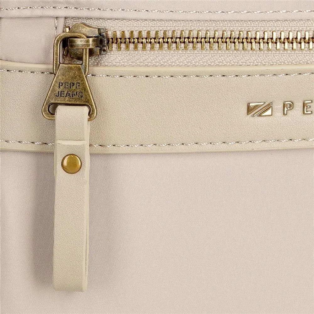 Pepe Jeans Morgan, borse da donna e accessori da viaggio, in similpelle beige, nera e verde, di Joumma Bags - immagine 7