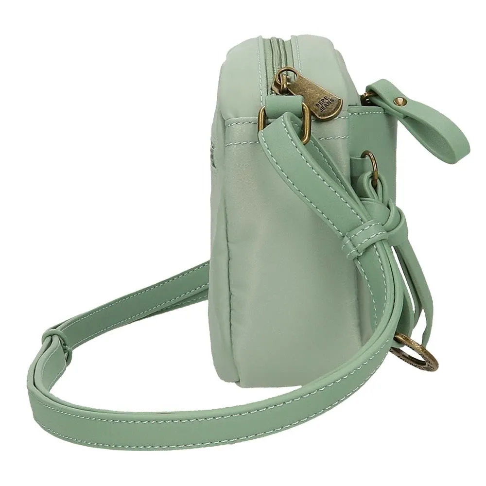 Pepe Jeans Morgan, borse da donna e accessori da viaggio, in similpelle beige, nera e verde, di Joumma Bags - immagine 2