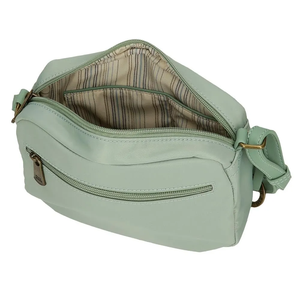 Pepe Jeans Morgan, borse da donna e accessori da viaggio, in similpelle beige, nera e verde, di Joumma Bags - immagine 5