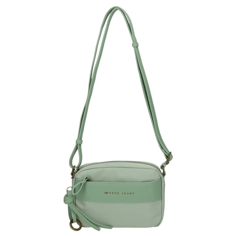 Pepe Jeans Morgan, borse da donna e accessori da viaggio, in similpelle beige, nera e verde, di Joumma Bags - immagine 9