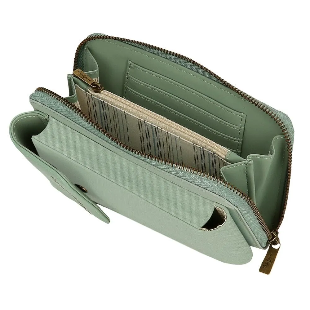 Pepe Jeans Morgan, borse da donna e accessori da viaggio, in similpelle beige, nera e verde, di Joumma Bags - immagine 3