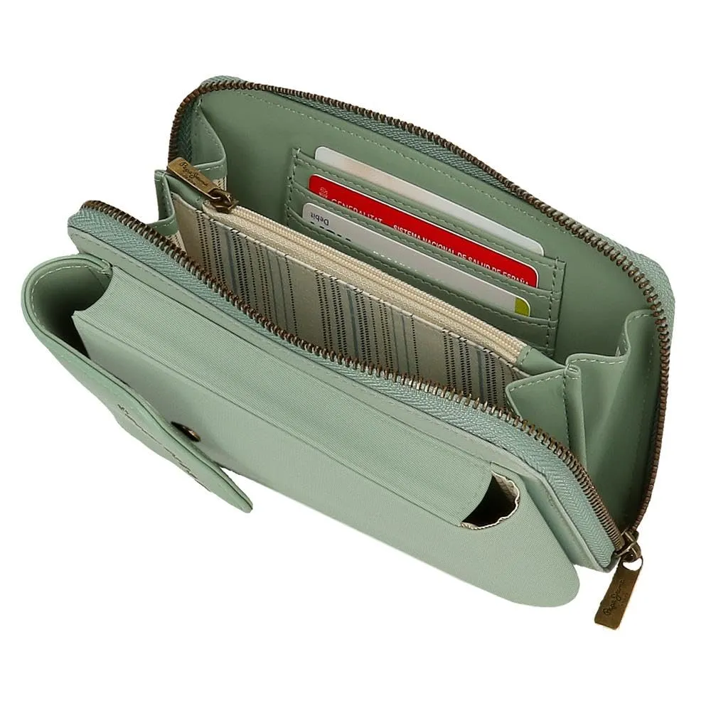 Pepe Jeans Morgan, borse da donna e accessori da viaggio, in similpelle beige, nera e verde, di Joumma Bags - immagine 4
