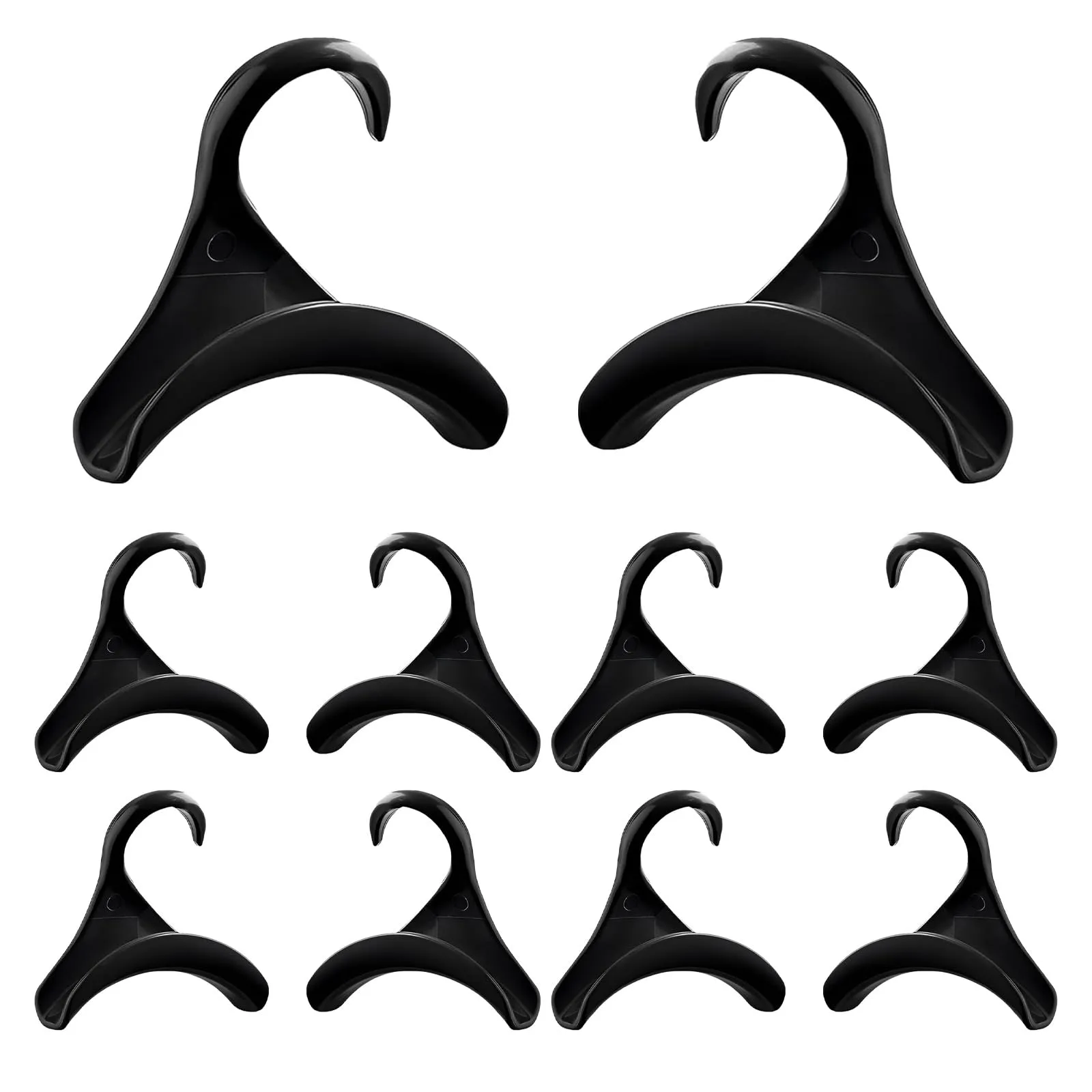 10 Pezzi Ganci per Borse Appendiabiti PP Appendi Borse Hook Portaborse - immagine 1