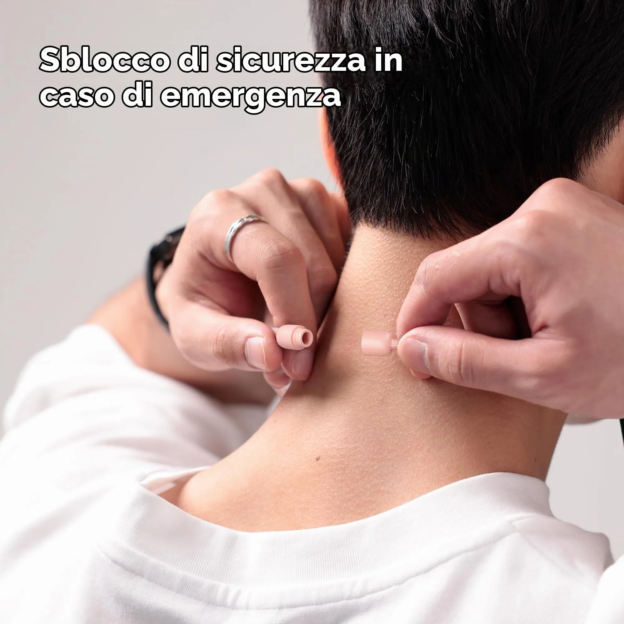 SANTLET Cordino per Portabadge, Silicone Morbido, Cavo Retrattile - immagine 7