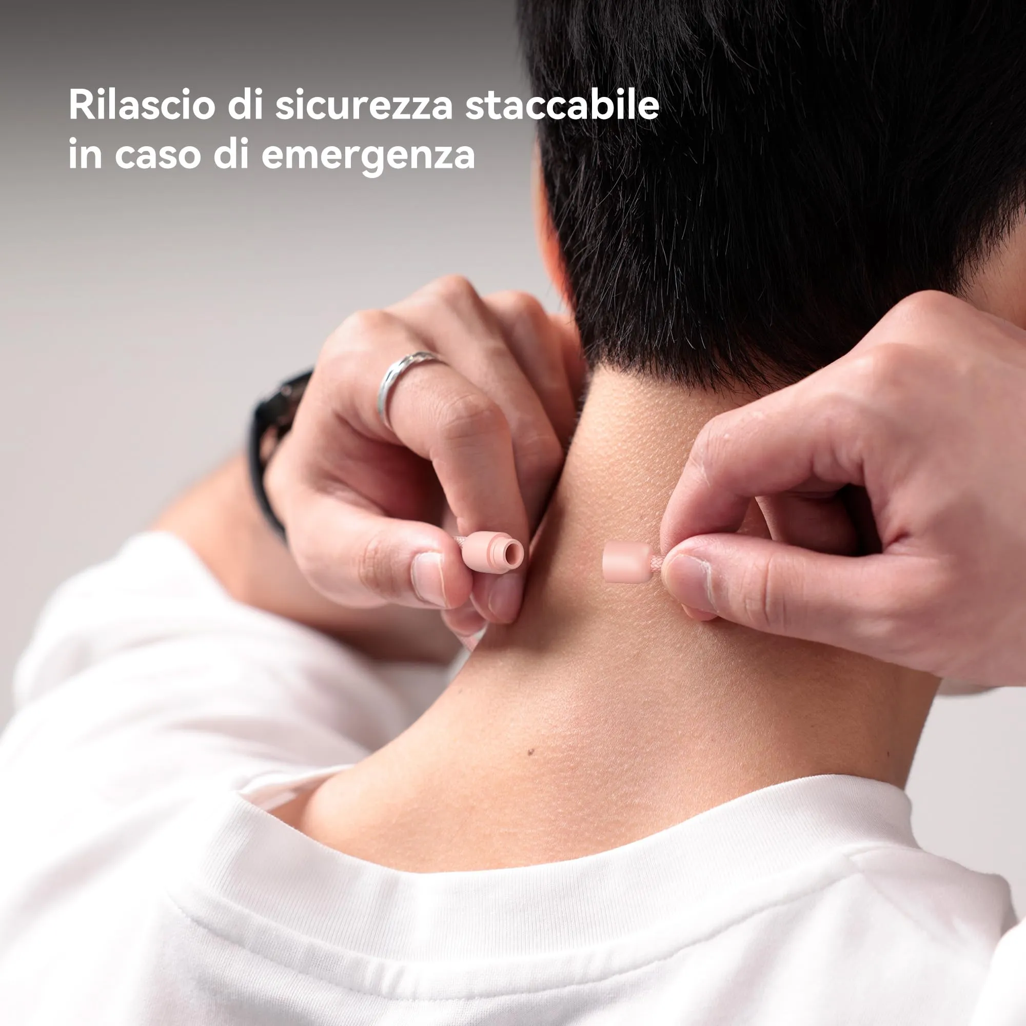 SANTLET Cordino per Portabadge, Silicone Morbido, Cavo Retrattile - immagine 7