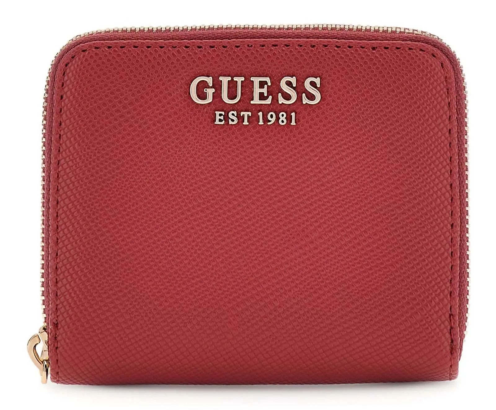 GUESS portafoglio Laurel II SLG Small Zip Around Wallet Garnet rosso - immagine 1