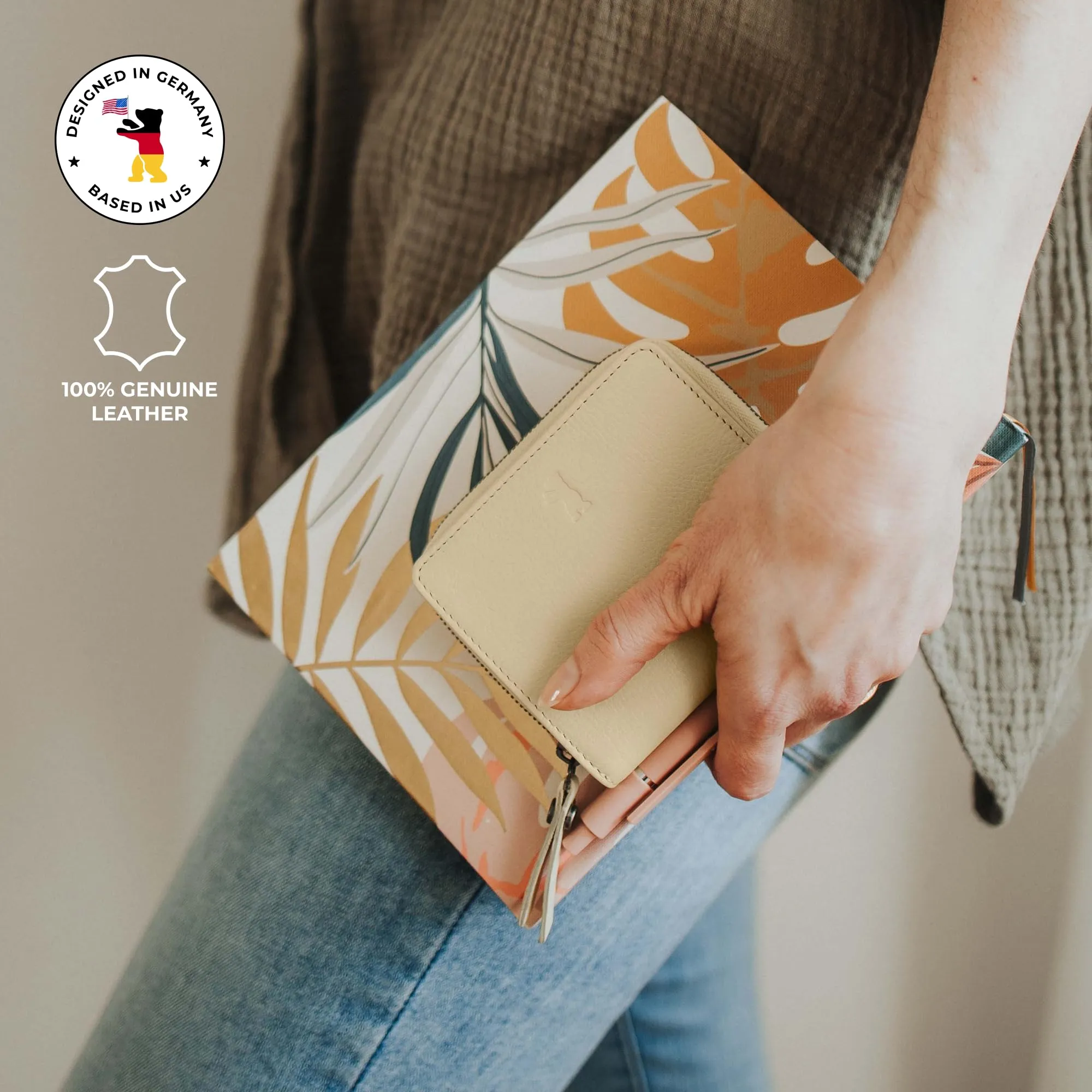 Berliner Bags Portafoglio Sara Donna Piccolo con Portamonete e RFID Pelle - immagine 3