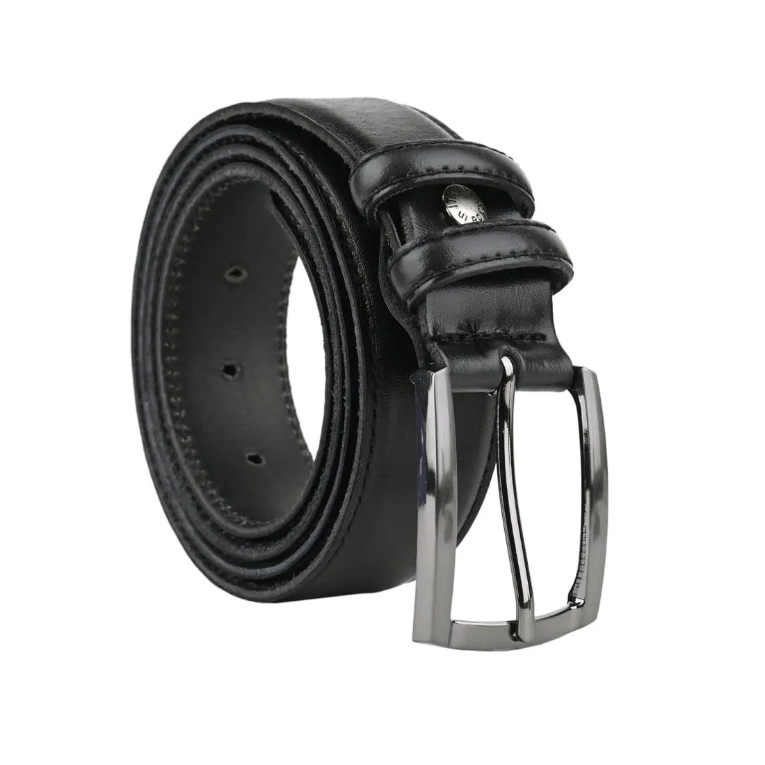 JAGUAR Set Regalo Uomo, Portacarte in Pelle Nero RFID, Cintura 125 cm - immagine 5