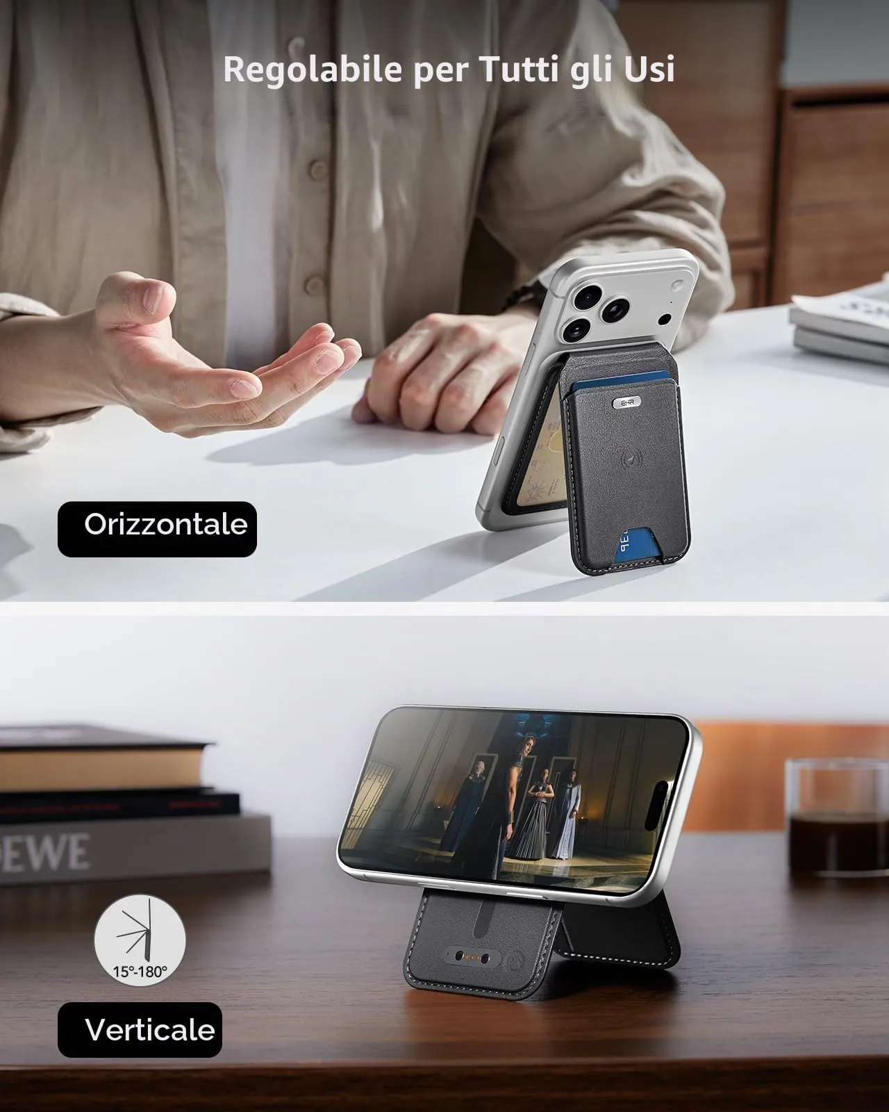 ESR Portafoglio MagSafe con Funzionalità completa con App Dov'è di FindMy - immagine 7