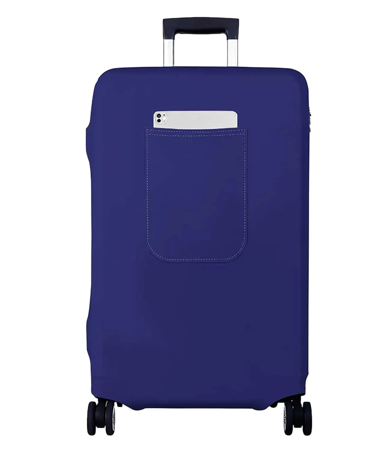 Morbuy Copri Valigia Grande per 25-28 Pollici, Elastica Blu Suitcase Cover con Ampia Tasca, L Copri Trolley Protector con Cerniera, Antipolvere, Lavabile, Antigraffio - immagine 1