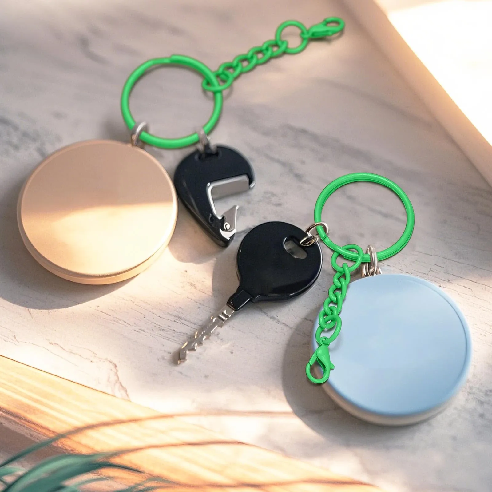 CINGHIA 100 Pezzi Anelli Portachiavi,Anelli per Portachiavi Fai Da Te,Keychain per Gioielli Fai Da Te - immagine 4
