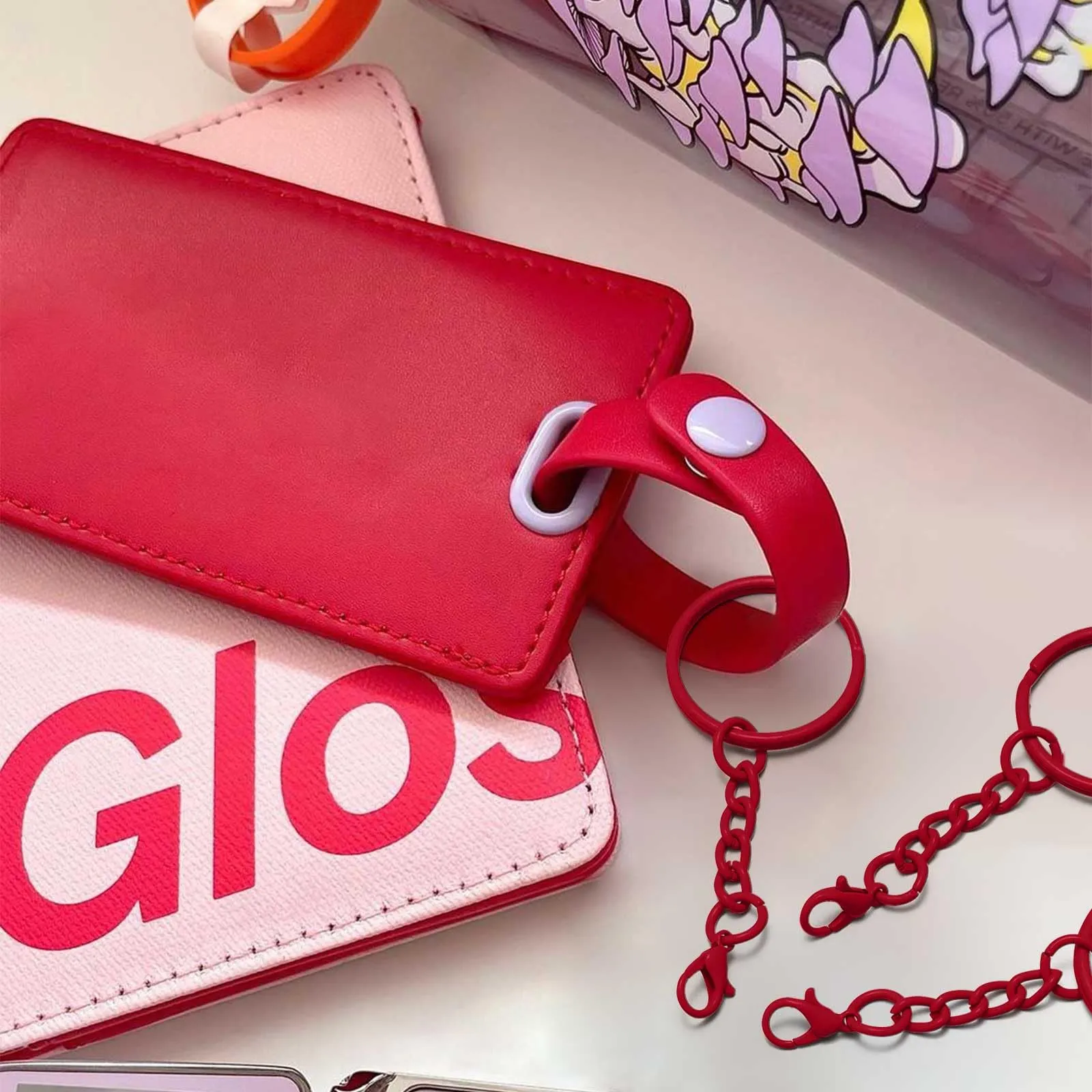 100 Pezzi Anello Portachiavi,Anelli per Portachiavi Fai Da Te,Keychain per Gioielli Fai Da Te - immagine 4