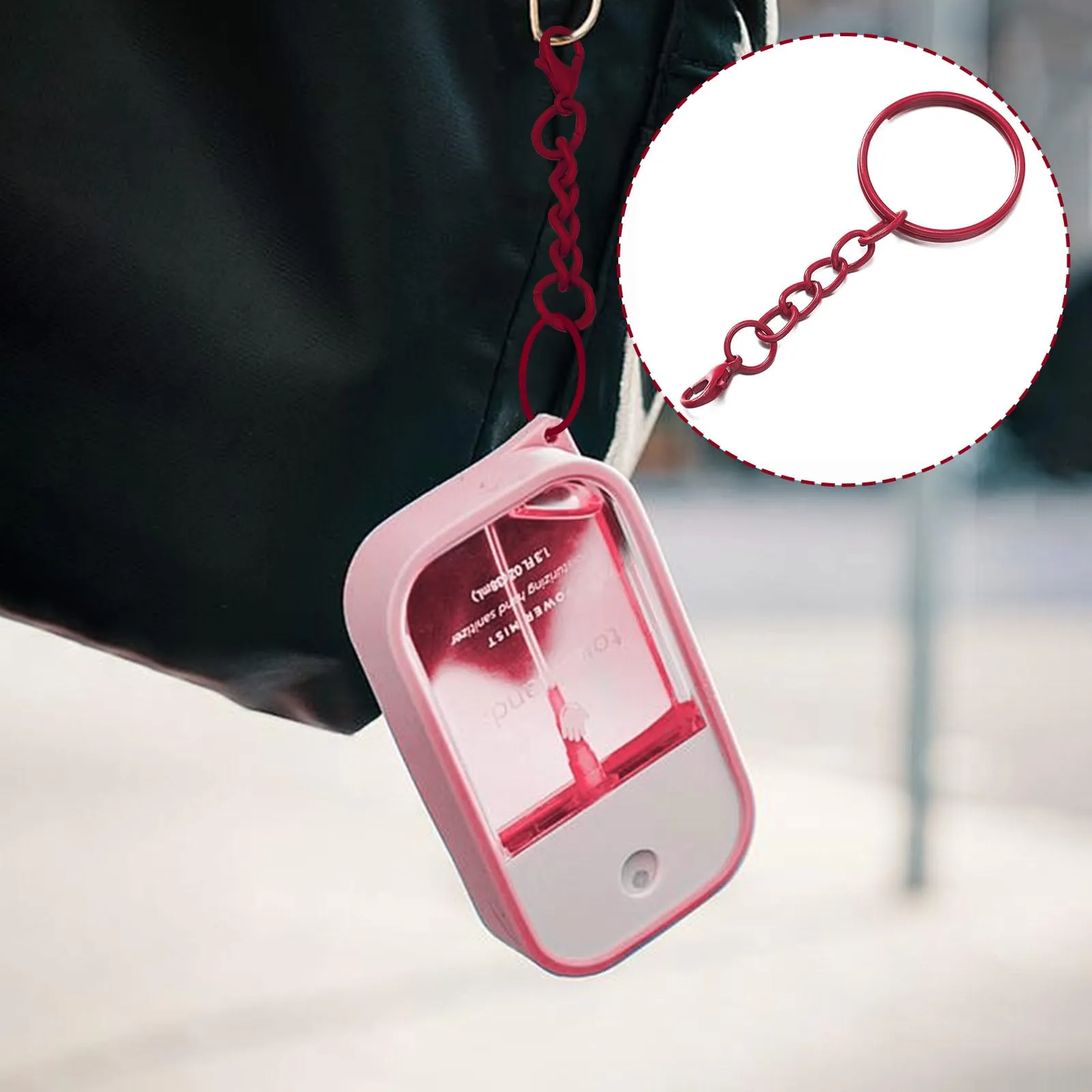 100 Pezzi Anello Portachiavi,Anelli per Portachiavi Fai Da Te,Keychain per Gioielli Fai Da Te - immagine 5