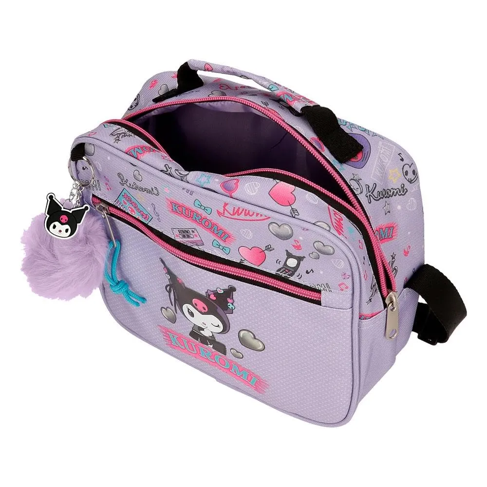 Sanrio Kuromi Retropop Borsa Adattabile con Tracolla Viola 23x20x9 cm Poliestere - immagine 4