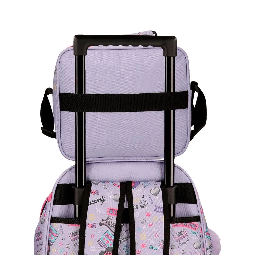 Sanrio Kuromi Retropop Borsa Adattabile con Tracolla Viola 23x20x9 cm Poliestere - immagine 6