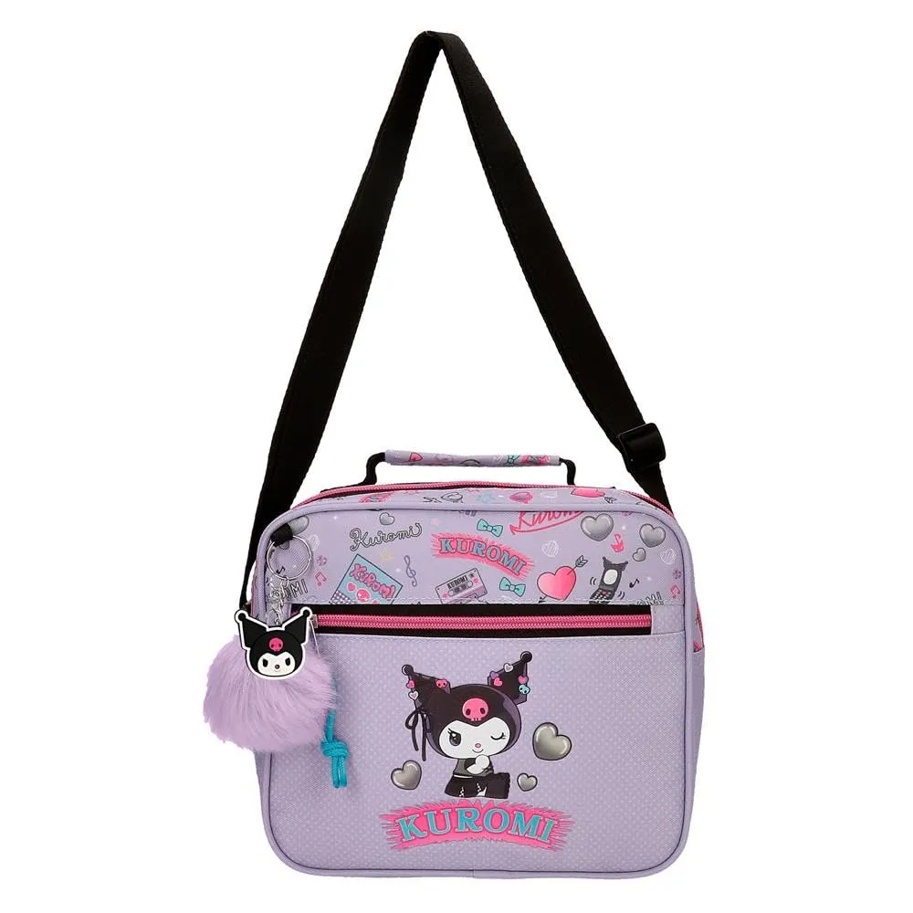 Sanrio Kuromi Retropop Borsa Adattabile con Tracolla Viola 23x20x9 cm Poliestere - immagine 7