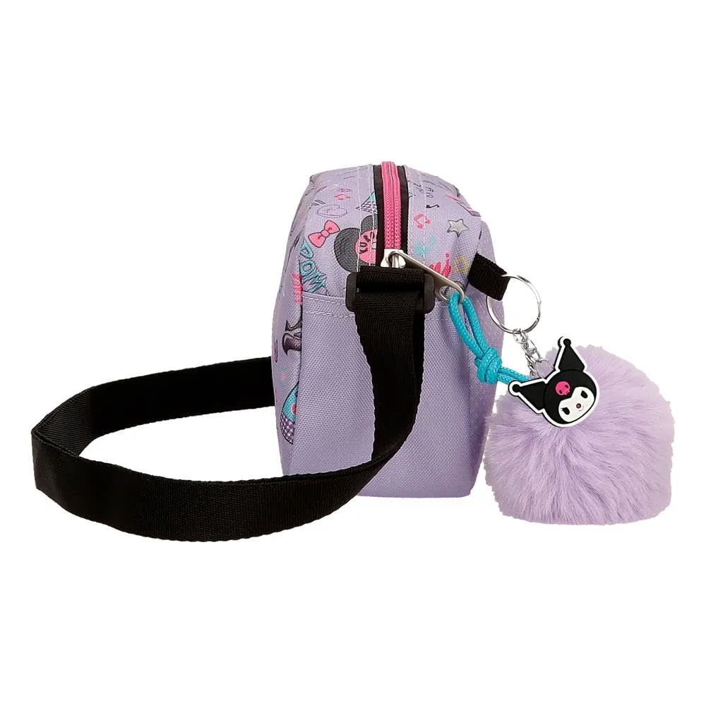 Sanrio Kuromi Retropop Borsa a Tracolla Viola 19.5x11.5x7.5 cm Poliestere - immagine 2