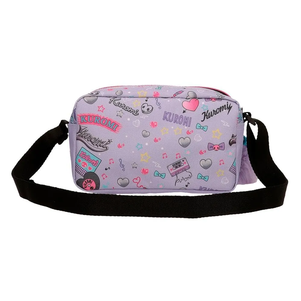Sanrio Kuromi Retropop Borsa a Tracolla Viola 19.5x11.5x7.5 cm Poliestere - immagine 3
