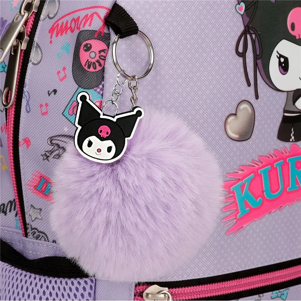 Sanrio Kuromi Retropop Borsa a Tracolla Viola 19.5x11.5x7.5 cm Poliestere - immagine 7