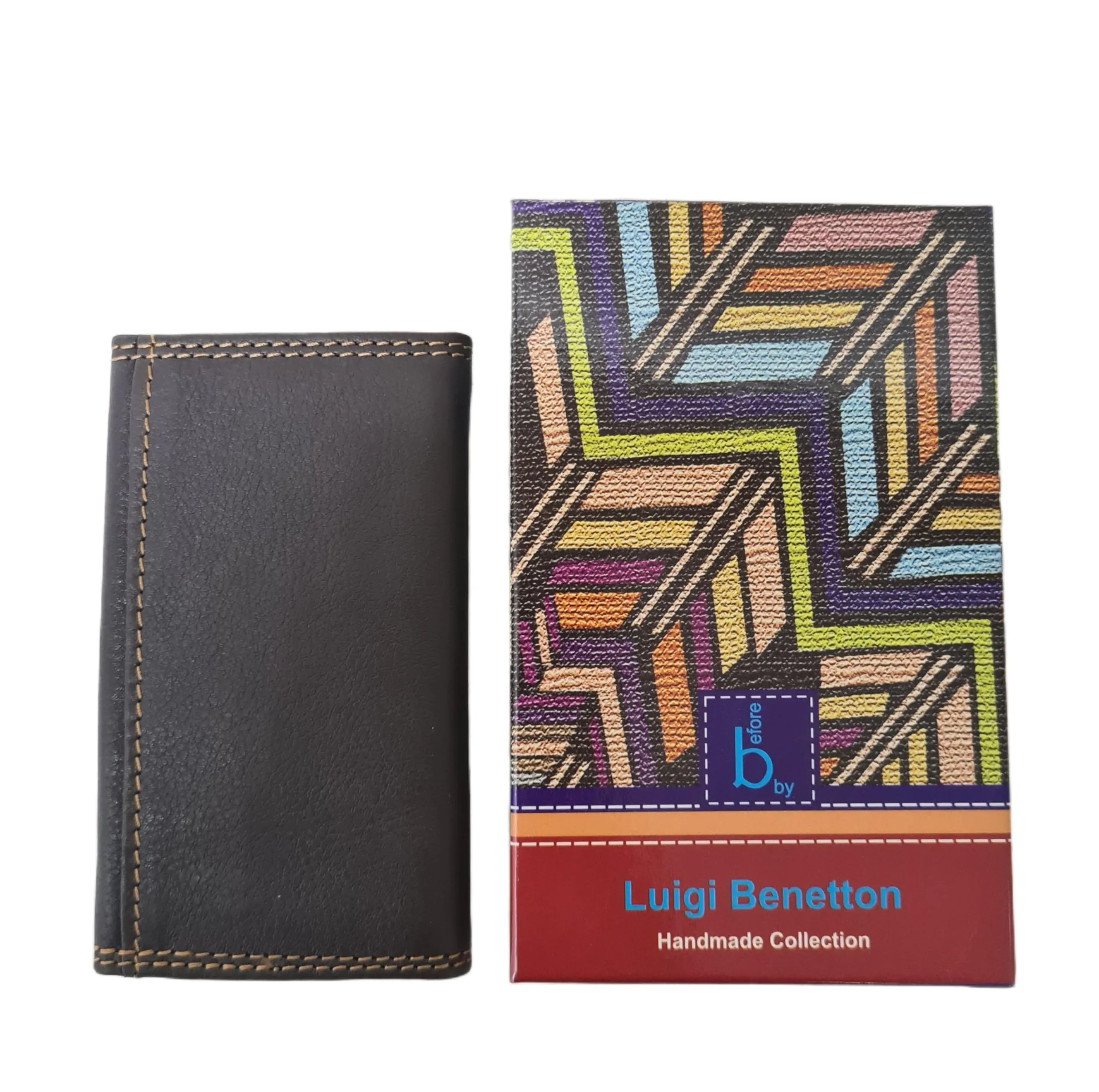 Luigi Benetton Portachiavi Vera Pelle Uomo Donna Chiavi Lunghe 8 Ganci Dimensione 13x6x2 Art. 3004/3104 (MARRONE 3104) - immagine 7
