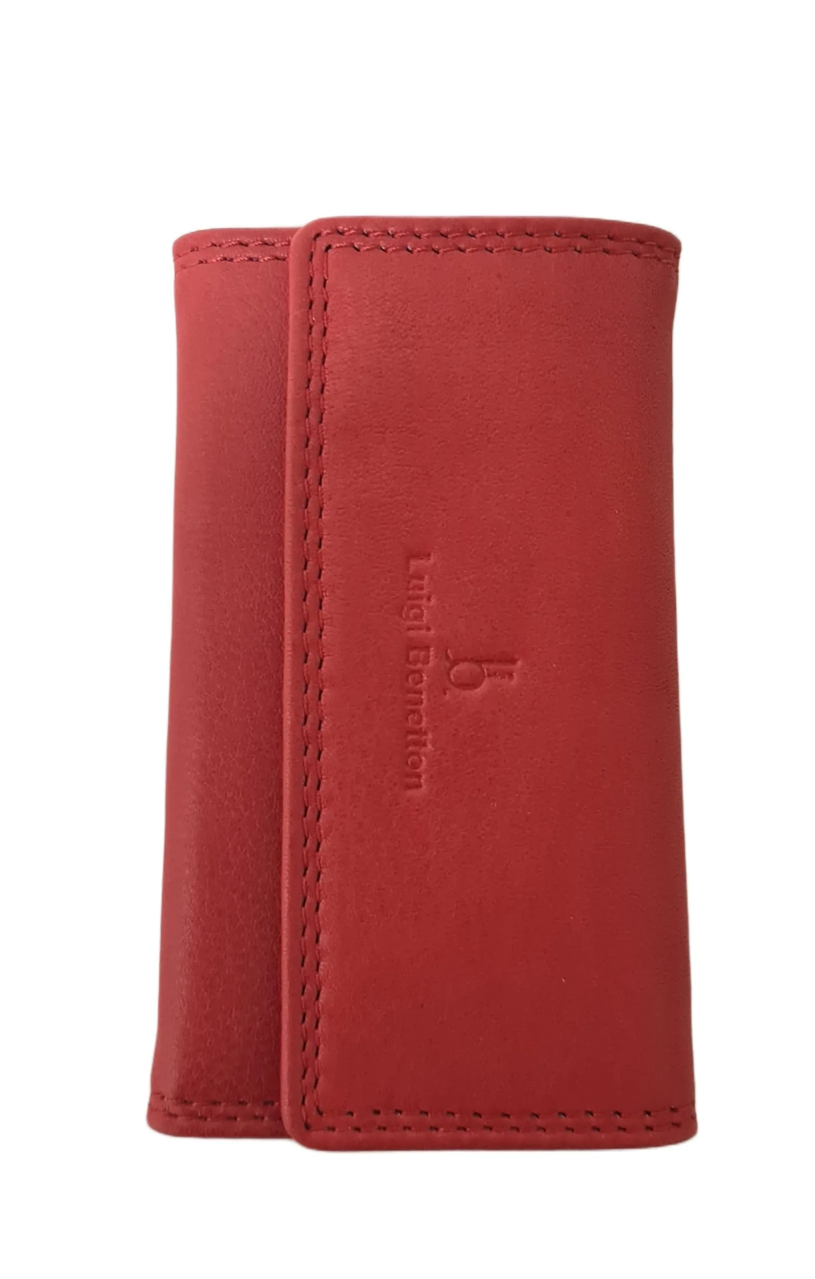 Luigi Benetton Portachiavi Vera Pelle Uomo Donna Chiavi Lunghe 8 Ganci Dimensione 13x6x2 Art. 3004/3104 (ROSSO 3104) - immagine 1