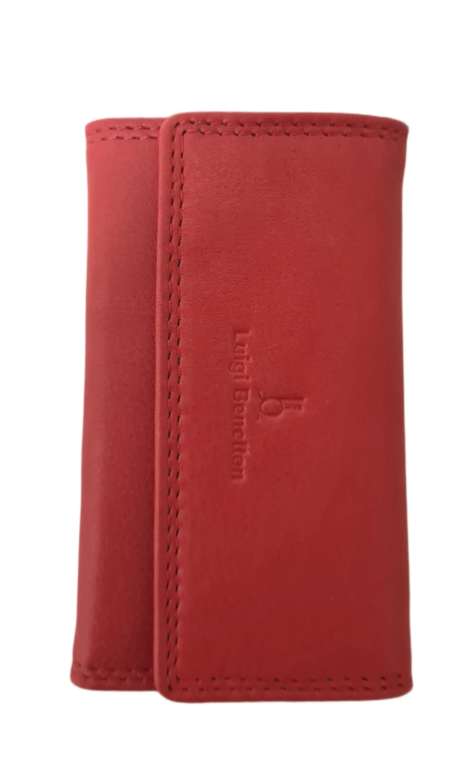 Luigi Benetton Portachiavi Vera Pelle Uomo Donna Chiavi Lunghe 8 Ganci Dimensione 13x6x2 Art. 3004/3104 (ROSSO 3104) - immagine 4